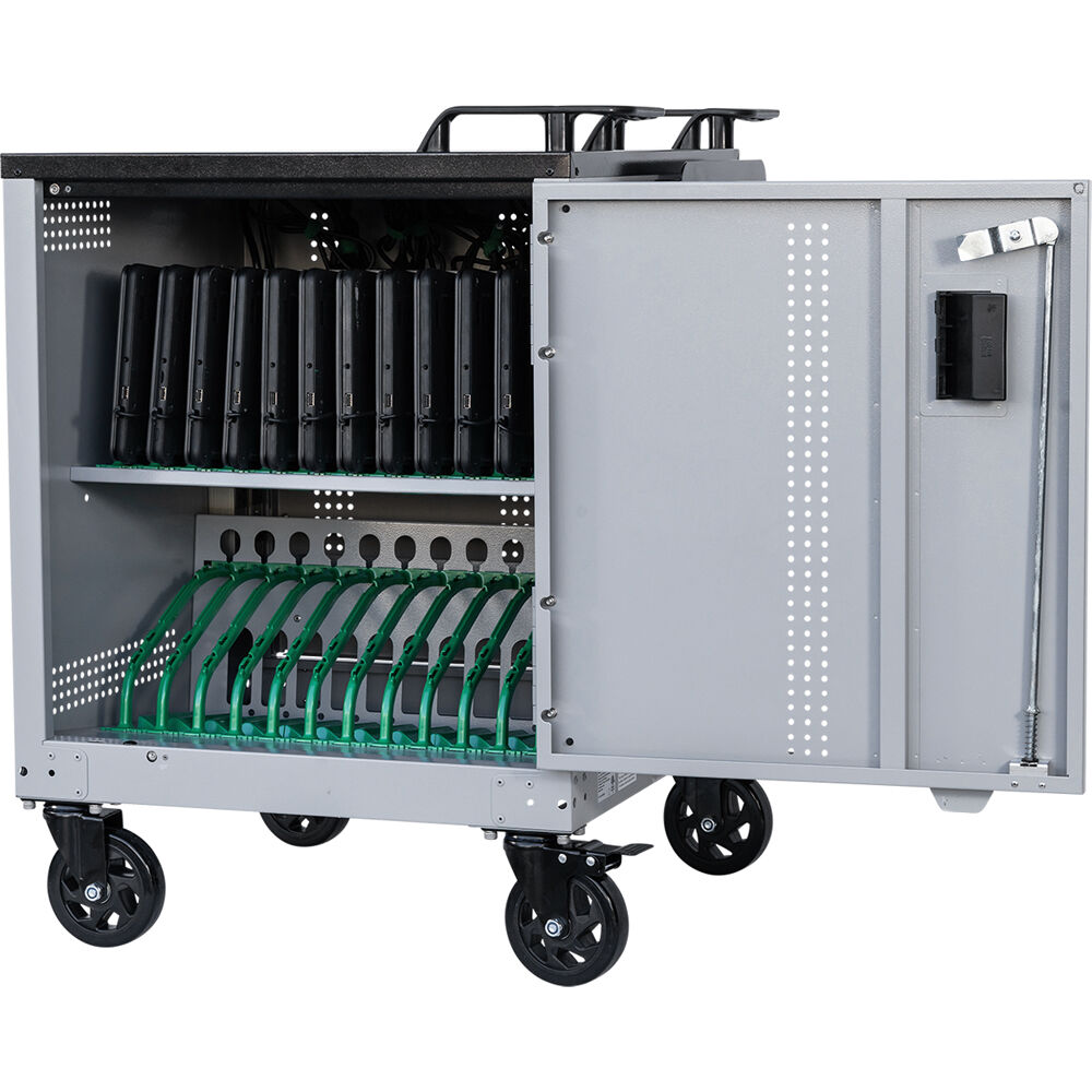 LOCKNCHARGE Epic 24 charging cart with prewired USB-C 65 W charging for 24 devices — view 9