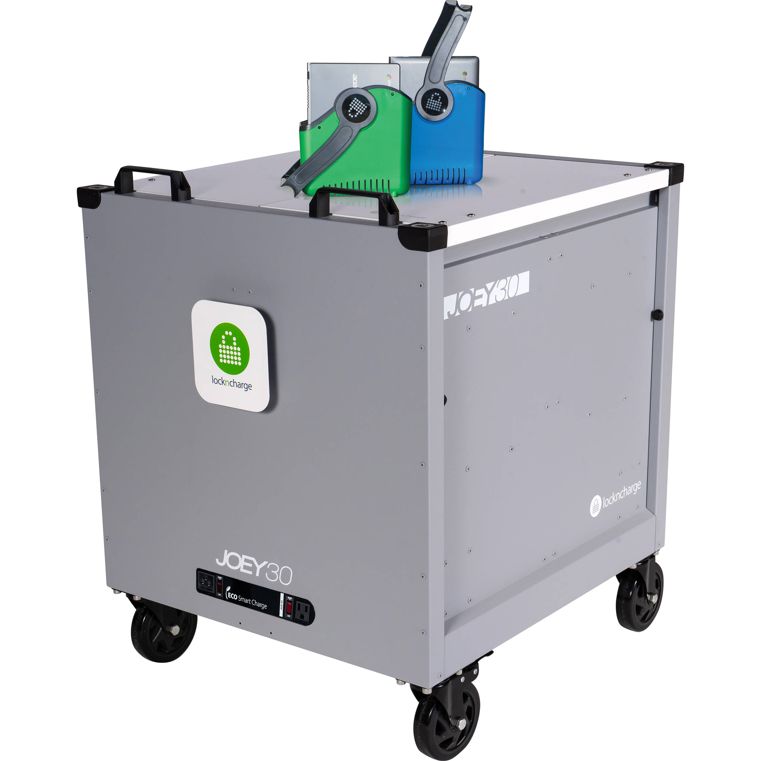 LocknCharge Joey 30 Charging Cart model LNC9-10559 for charging and storing up to 30 devices — view 3