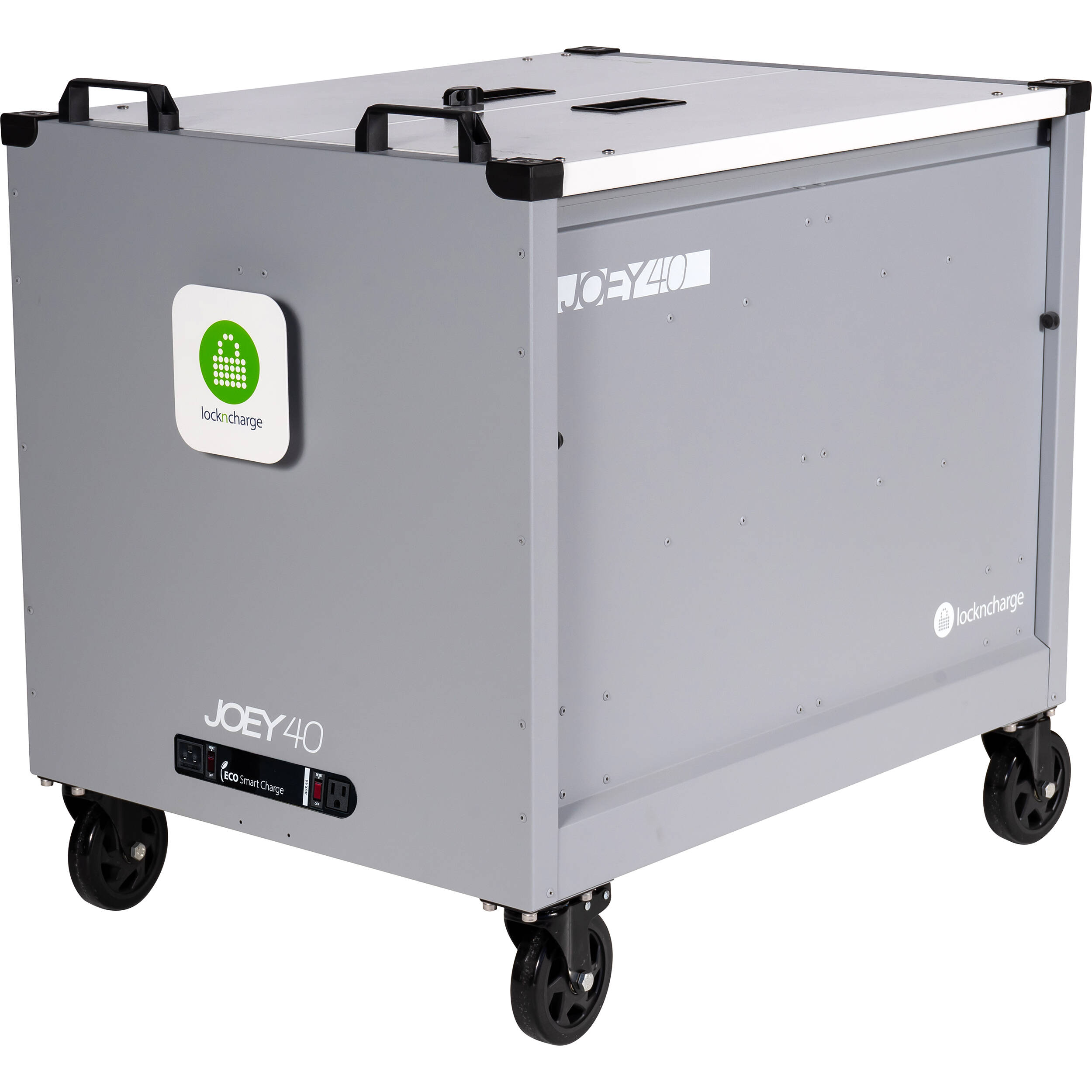 LocknCharge Joey 40 Charging Cart for storing and charging up to 40 devices — view 2