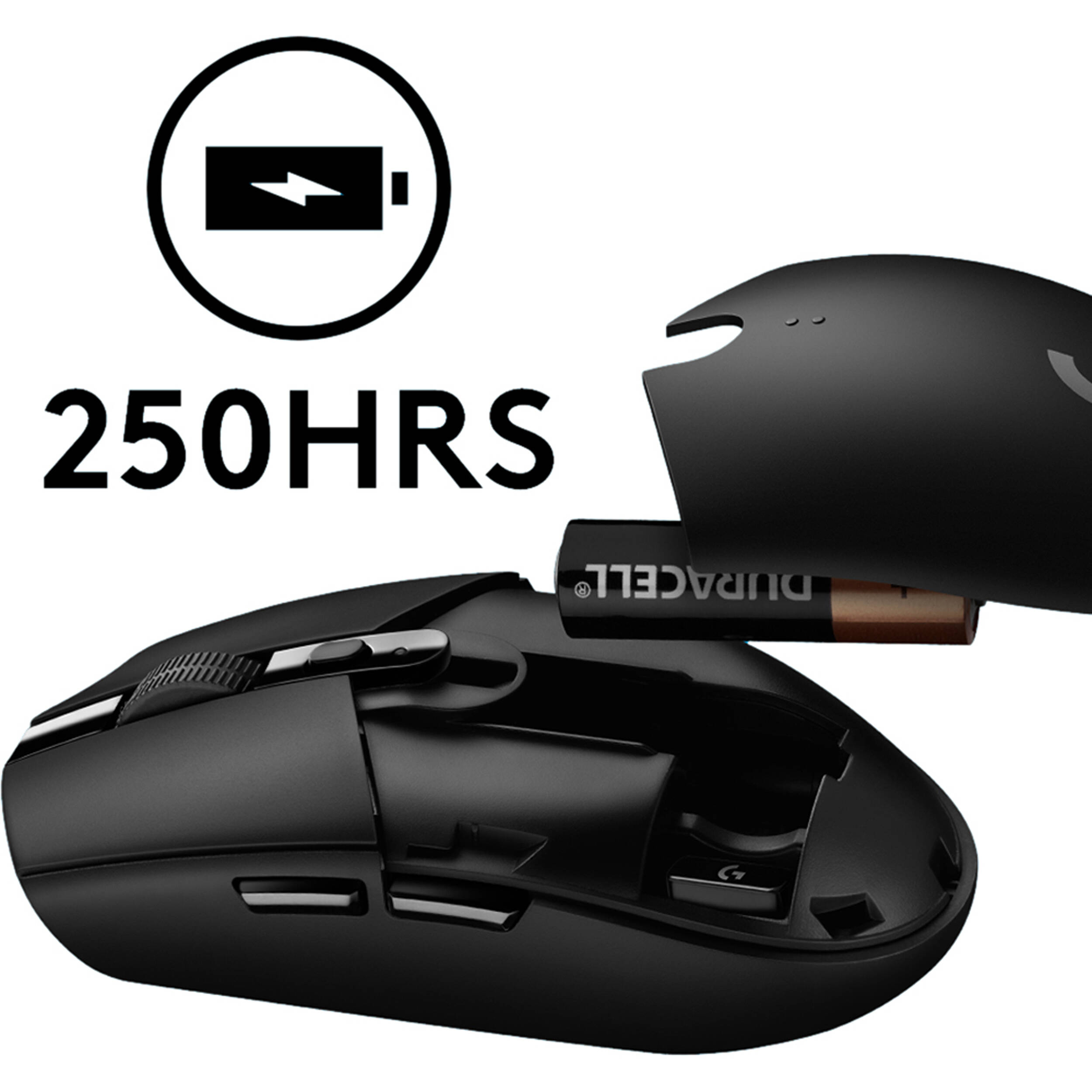 G305 Lightspeed WrlssMouse Blk — view 18