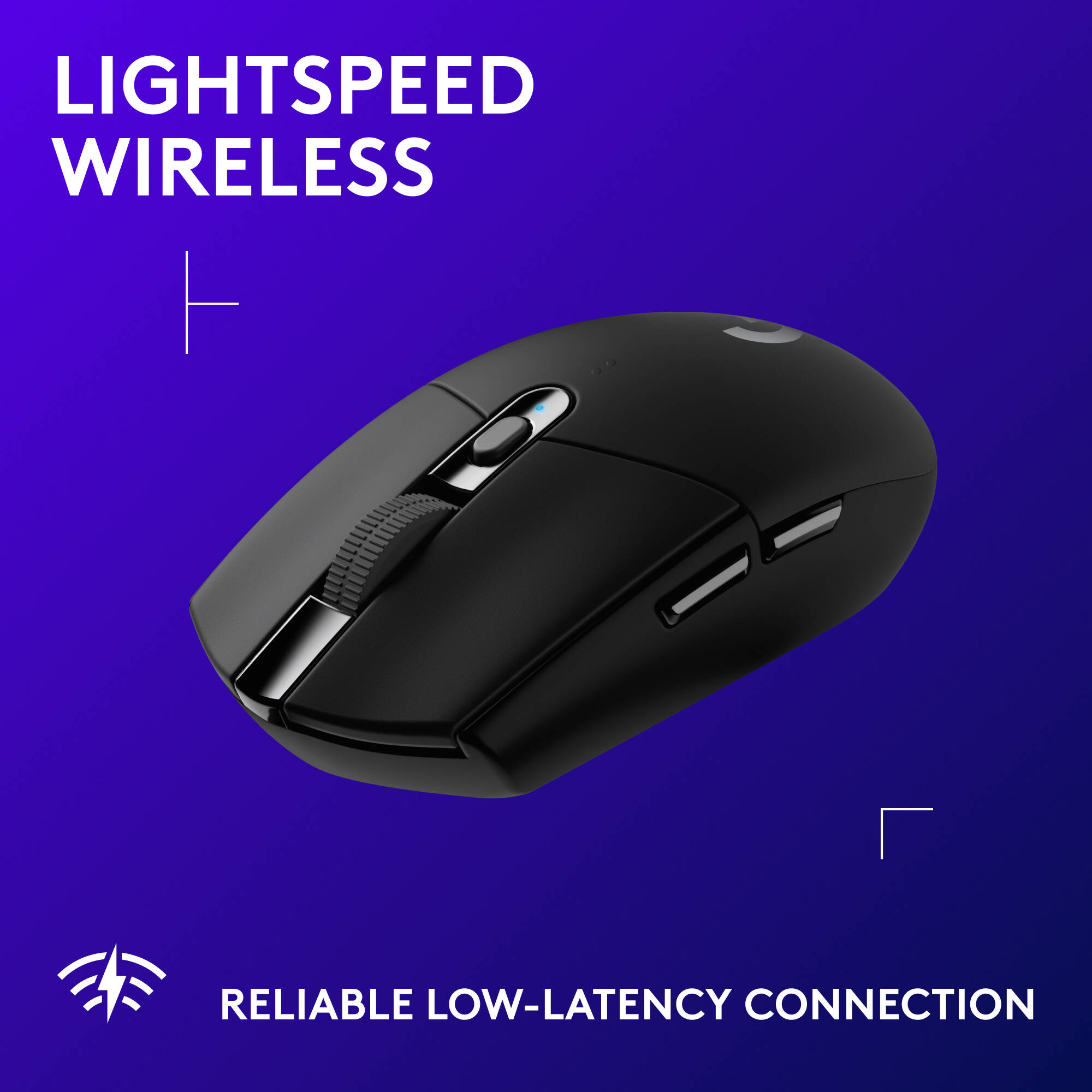 G305 Lightspeed WrlssMouse Blk — view 3