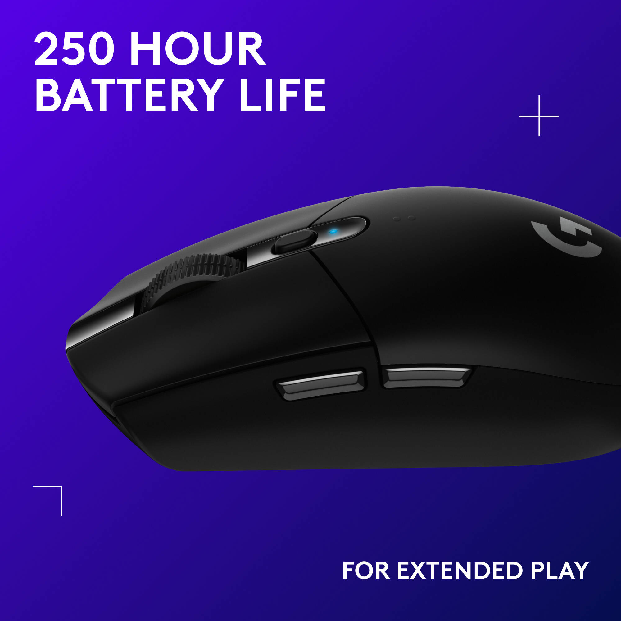 G305 Lightspeed WrlssMouse Blk — view 4