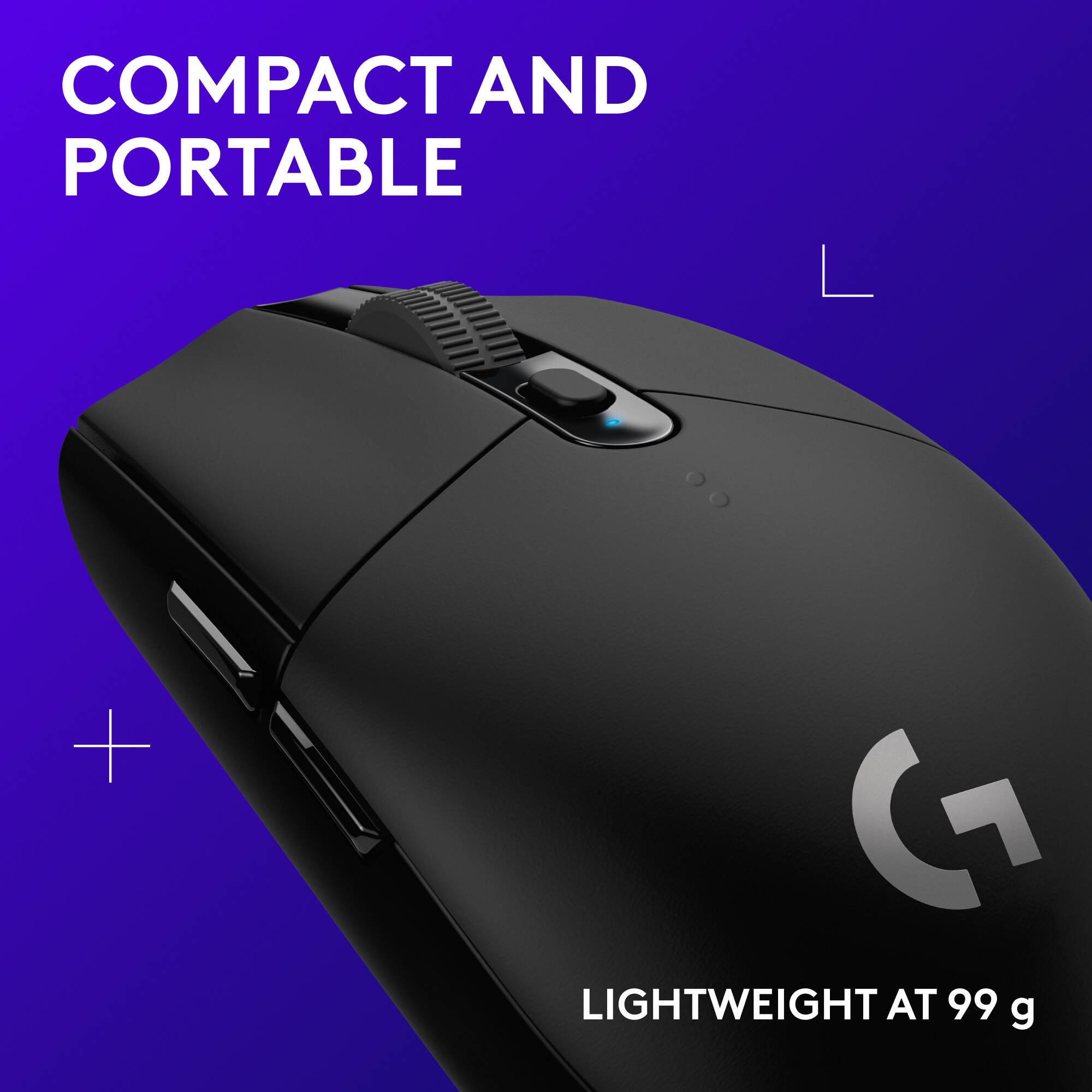 G305 Lightspeed WrlssMouse Blk — view 7
