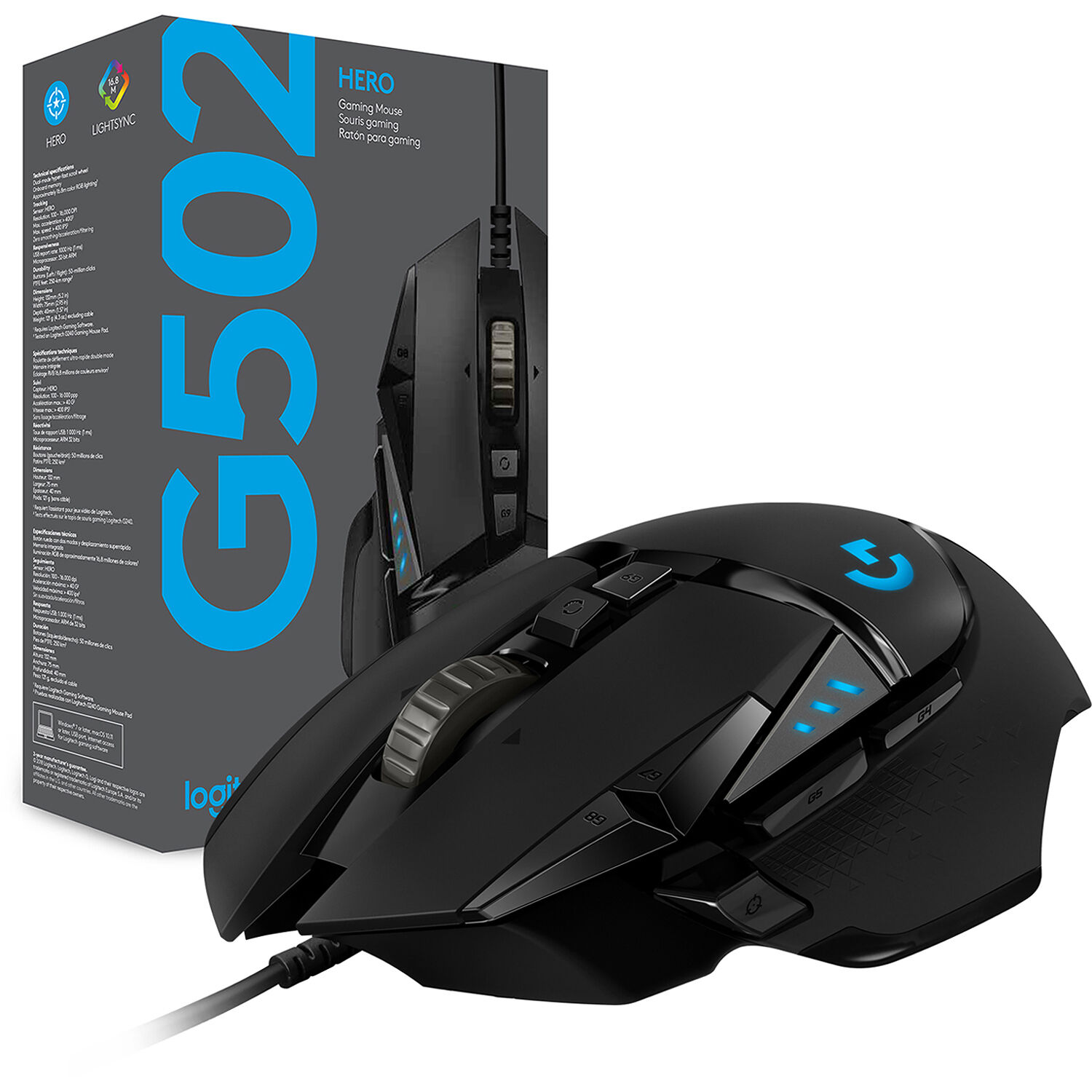G502 HERO Gaming Mouse with HERO 25K Sensor. Minimum order quantity 4. — view 11