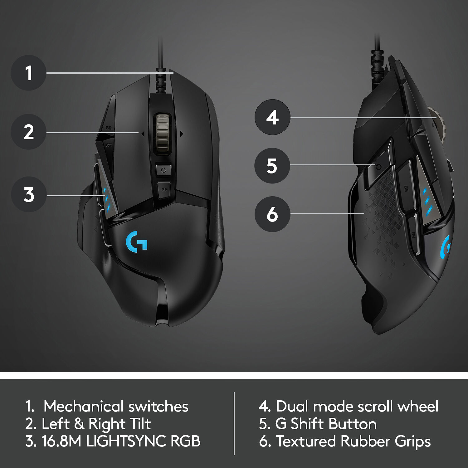 G502 HERO Gaming Mouse with HERO 25K Sensor. Minimum order quantity 4. — view 2