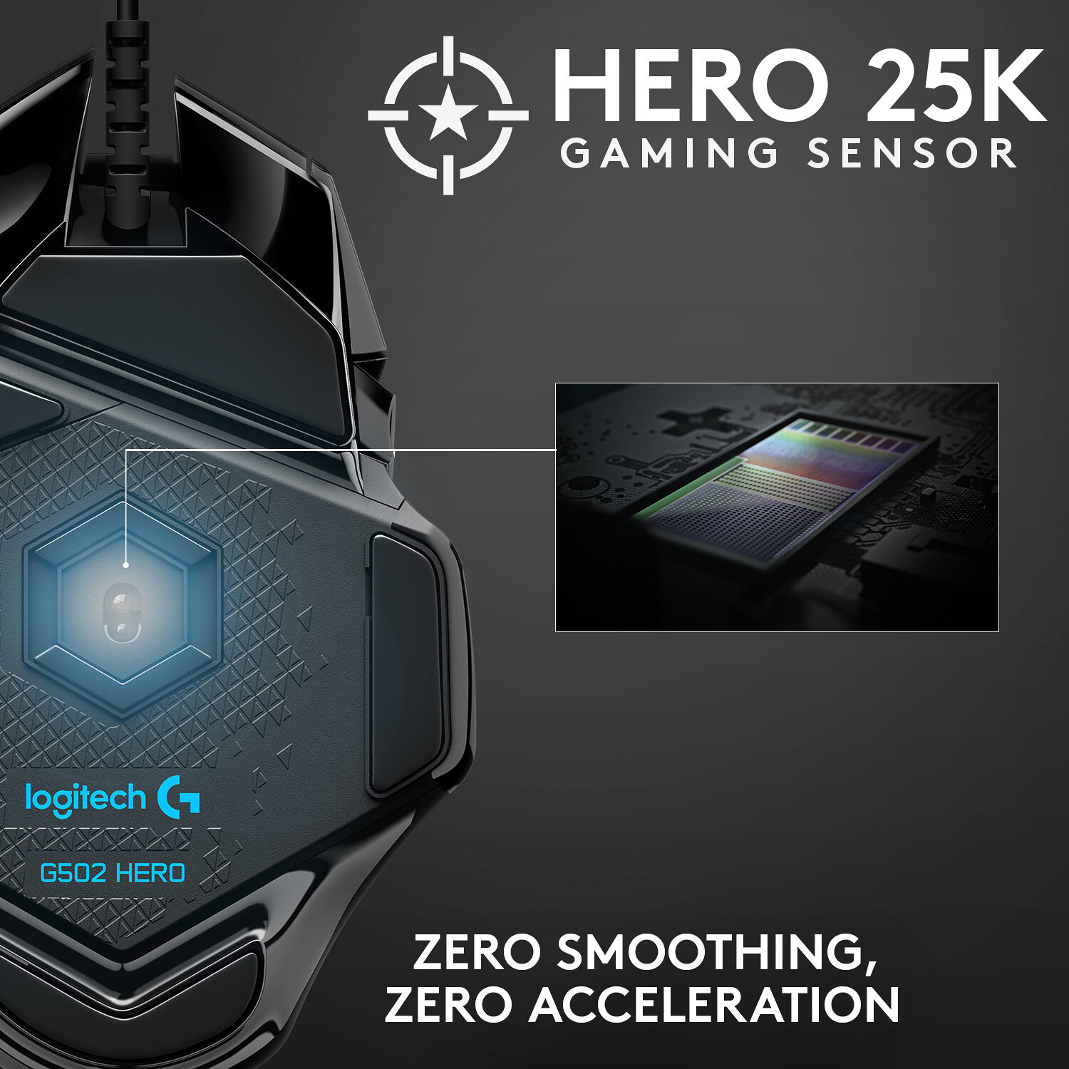 G502 HERO Gaming Mouse with HERO 25K Sensor. Minimum order quantity 4. — view 4