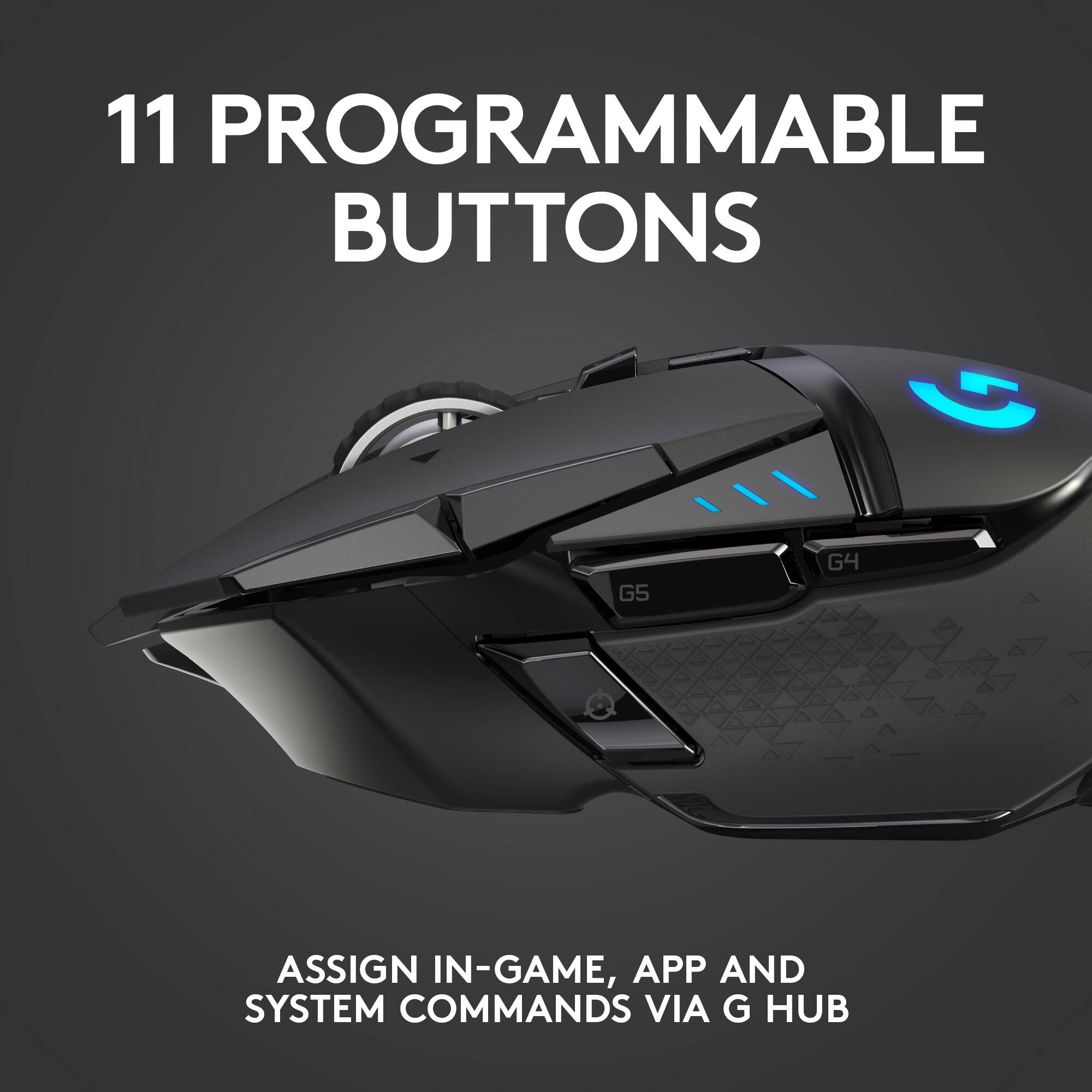 G502 LIGHTSPEED Wireless Gaming Mouse with HERO 25K Sensor — view 4
