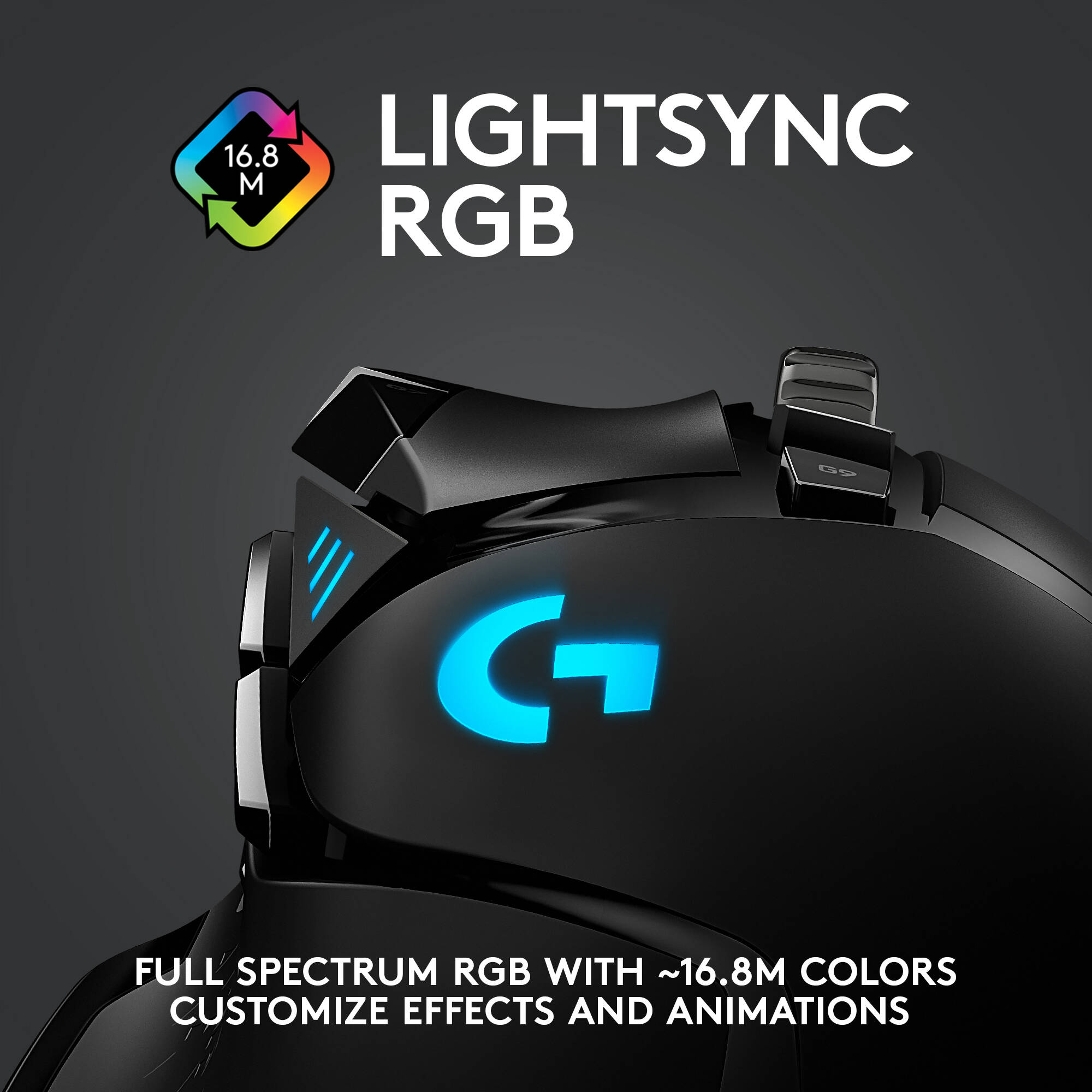 G502 LIGHTSPEED Wireless Gaming Mouse with HERO 25K Sensor — view 8