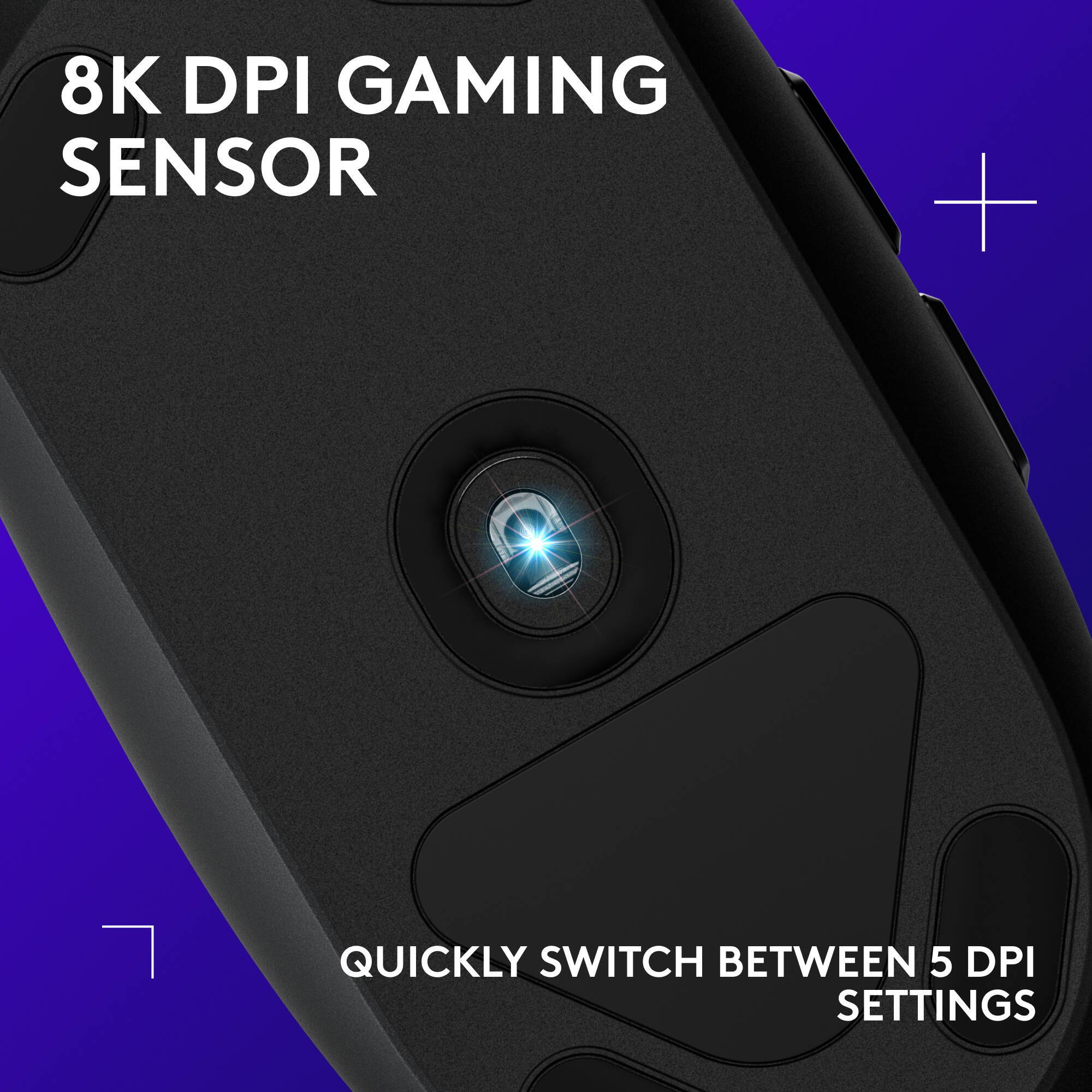 G203 LIGHTSYNC Gaming Mouse - Black — view 2