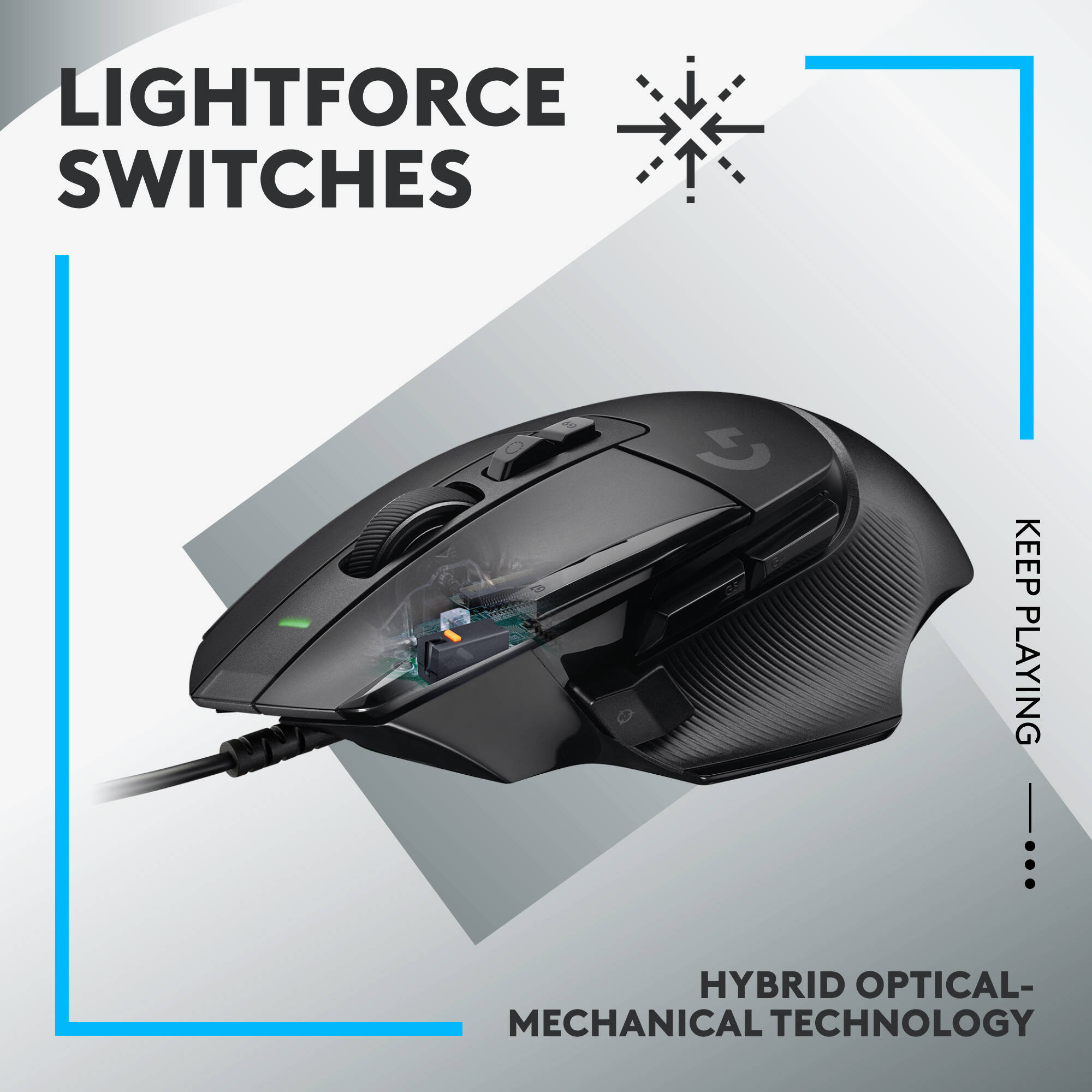 G502X Wired Gaming Mouse — view 7
