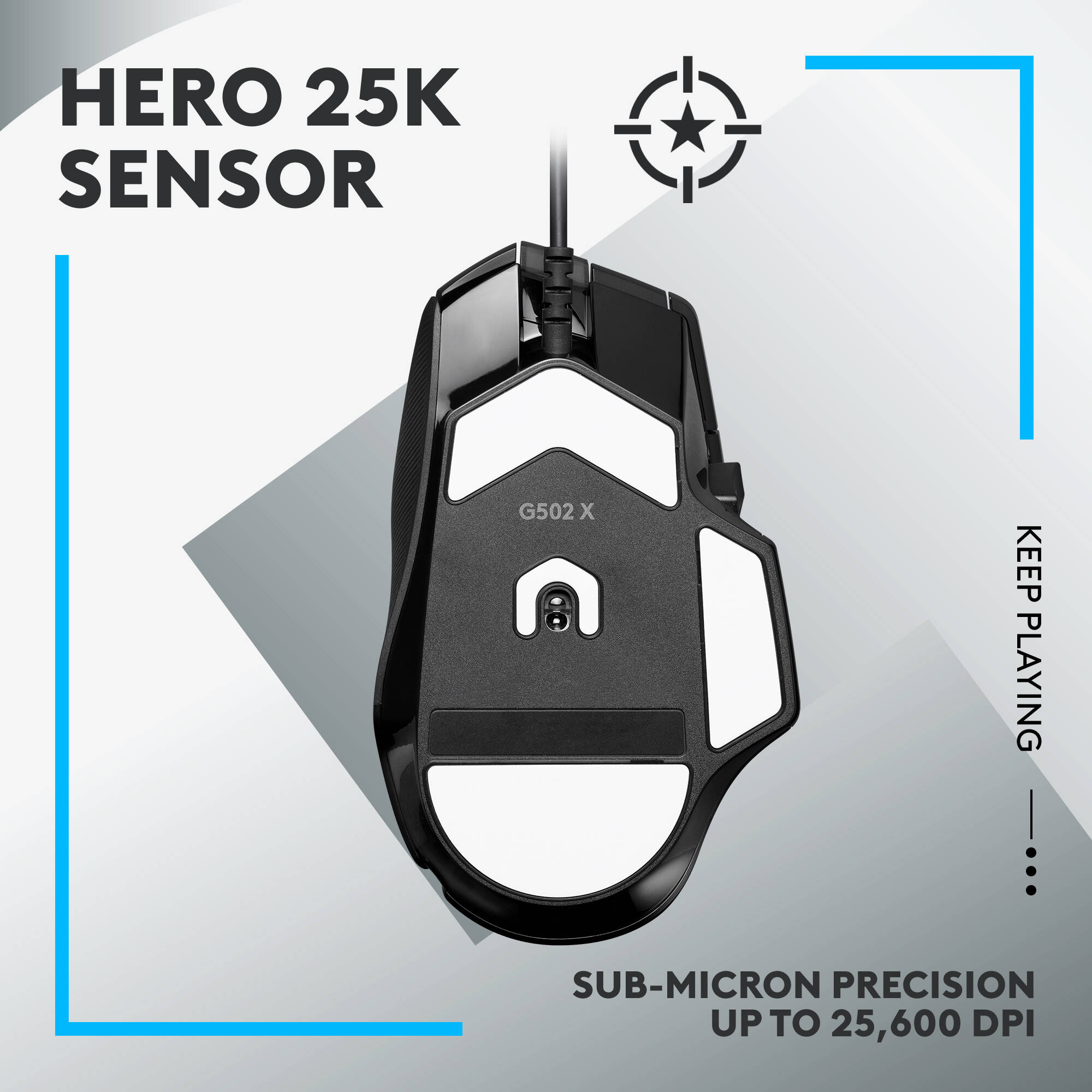 G502X Wired Gaming Mouse — view 9