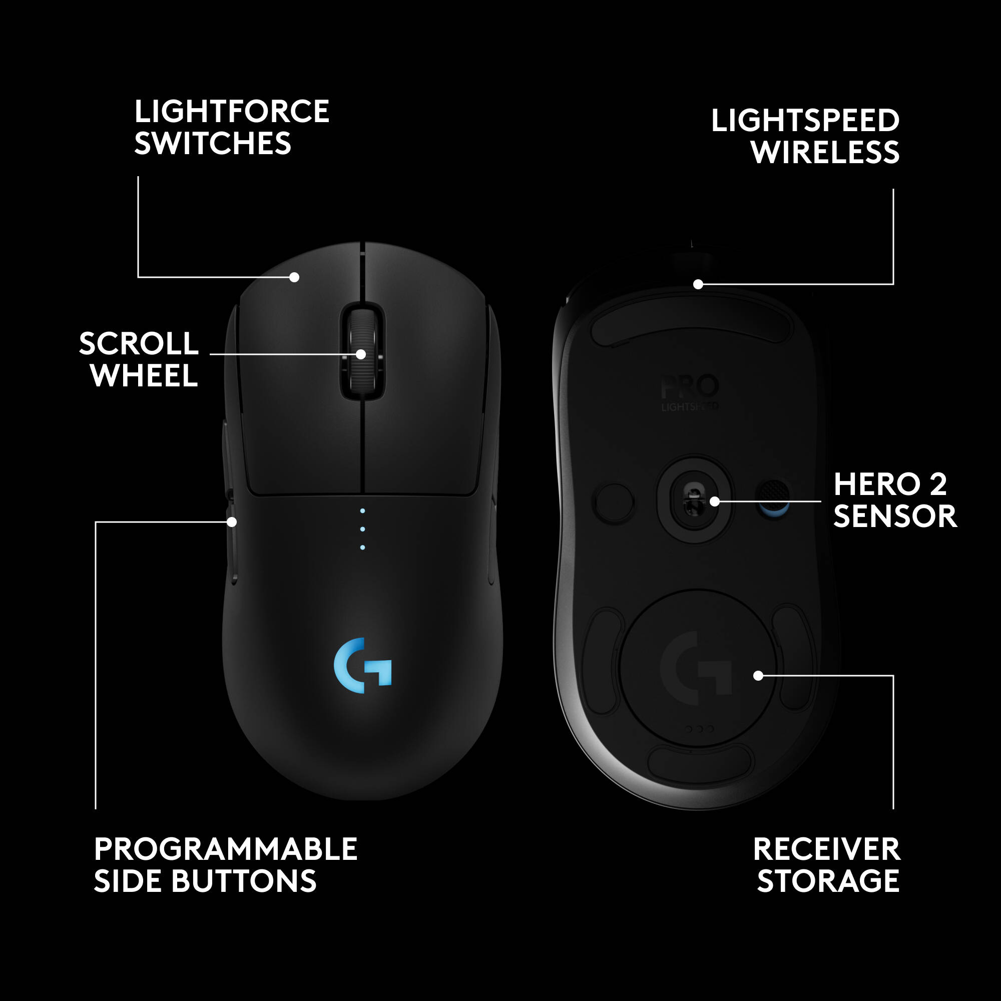 PRO 2 Wireless Mouse Black — view 6