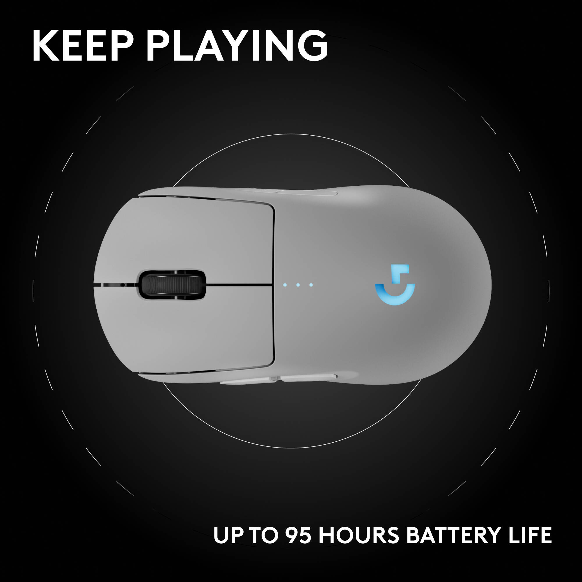PRO 2 Wireless Mouse White — view 12
