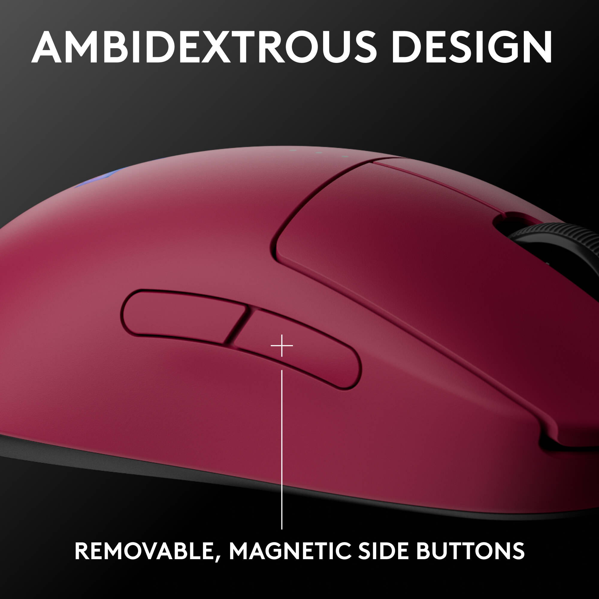 PRO 2 Wireless Mouse Magenta — view 2