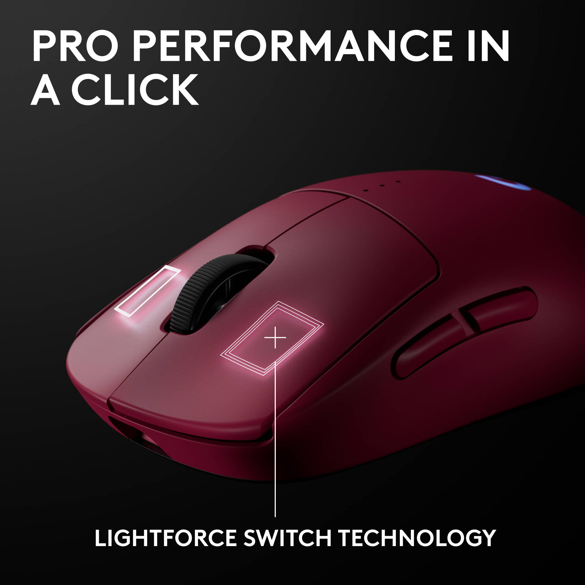 PRO 2 Wireless Mouse Magenta — view 7