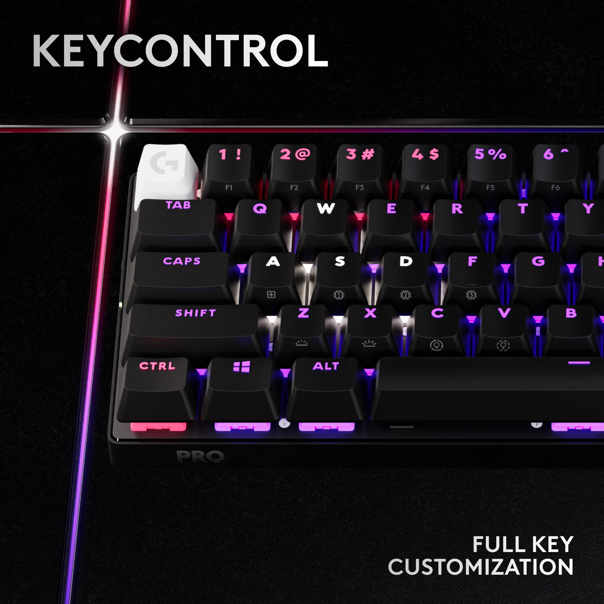 Logitech Pro X 60 wireless gaming keyboard in compact 60% layout — view 4