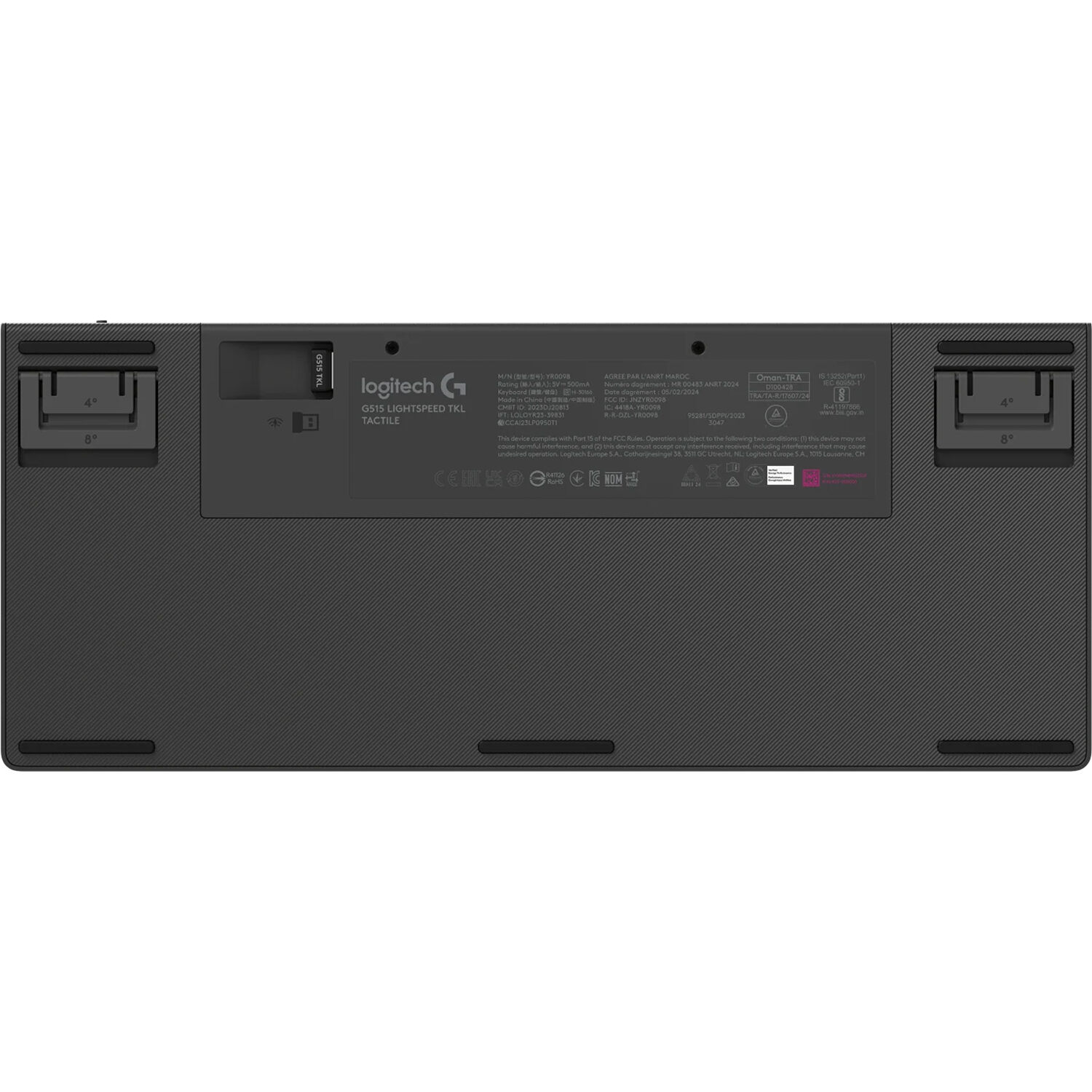 G515 LIGHTSPEED TKL Linear Wireless Gaming Keyboard, Black. — view 12