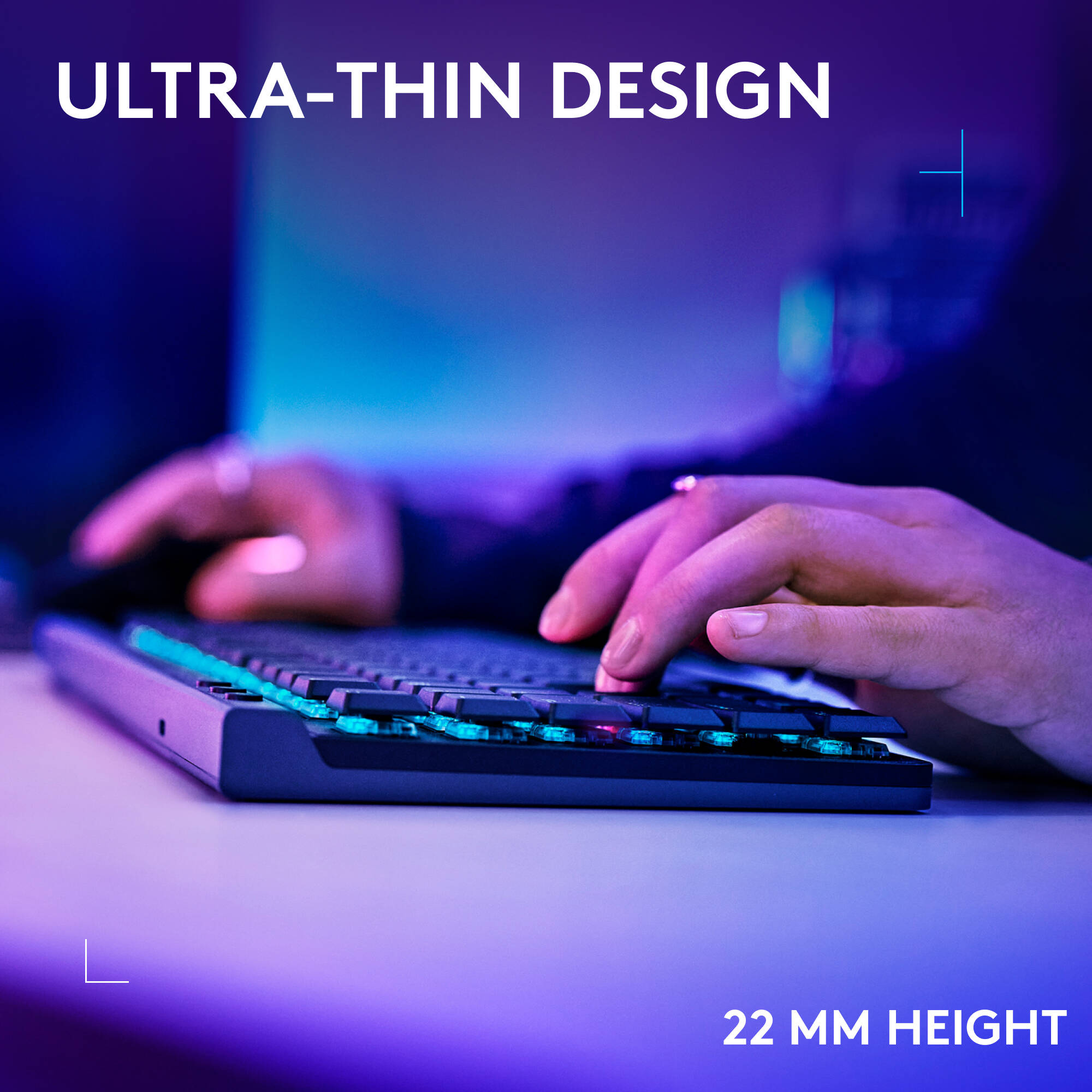 G515 LIGHTSPEED TKL Linear Wireless Gaming Keyboard, Black. — view 4