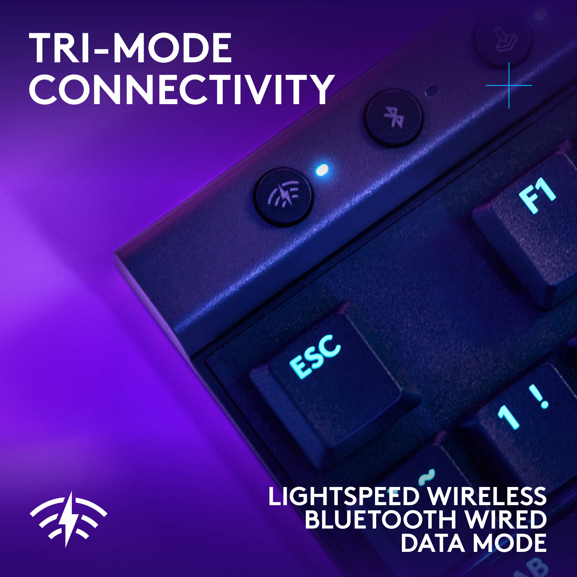 G515 LIGHTSPEED TKL Linear Wireless Gaming Keyboard, Black. — view 5