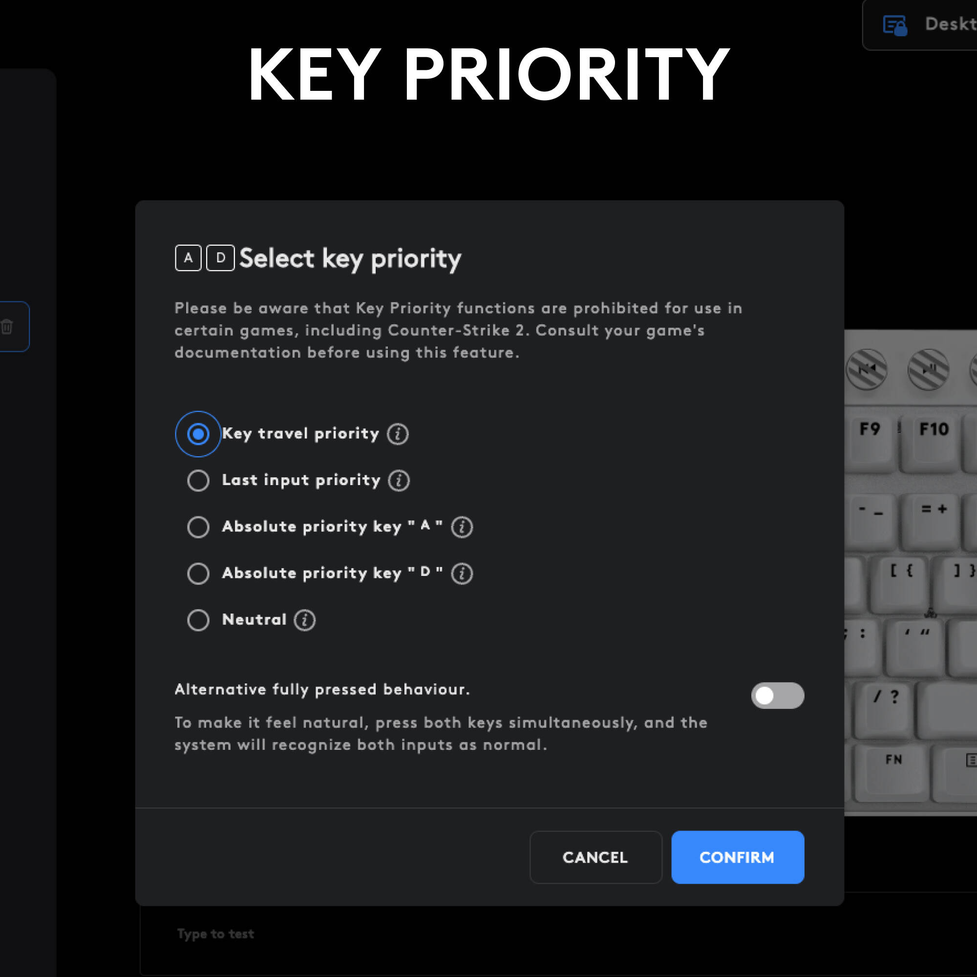 PRO X TKL Rapid Black — view 9