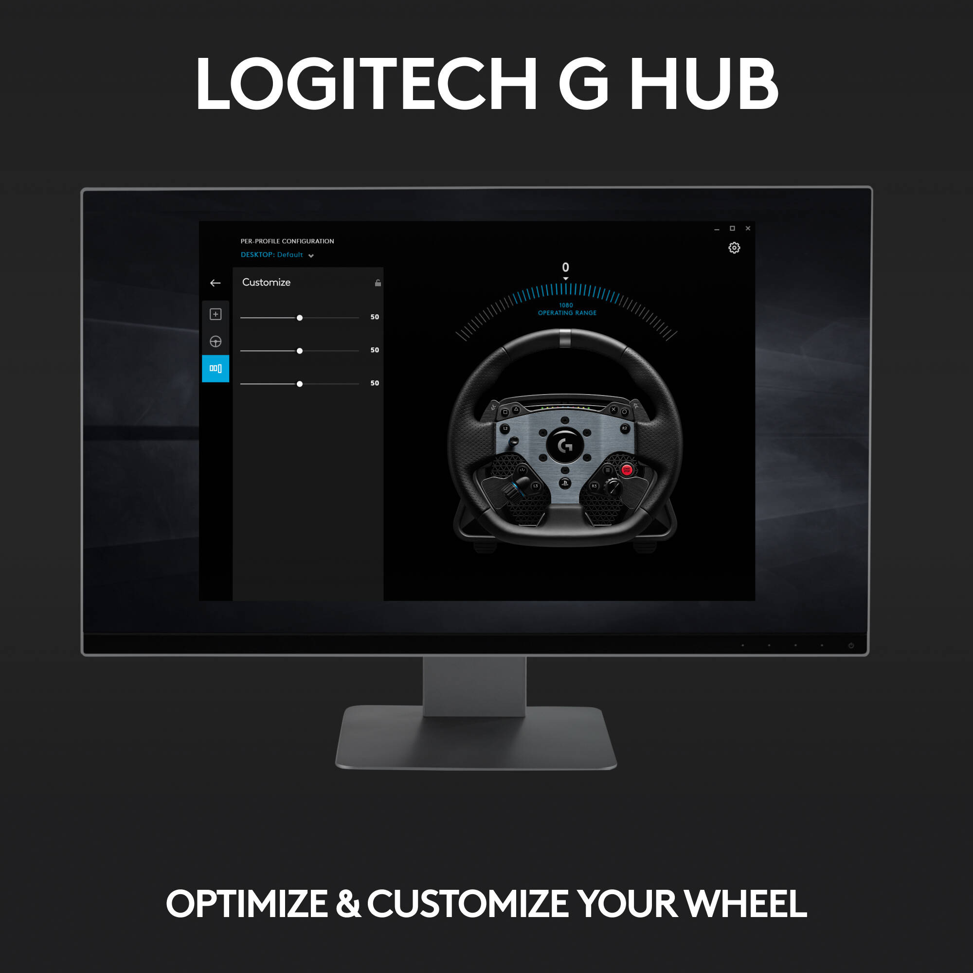 Logitech PRO Racing Wheel direct-drive sim racing wheel for PC and console — view 9