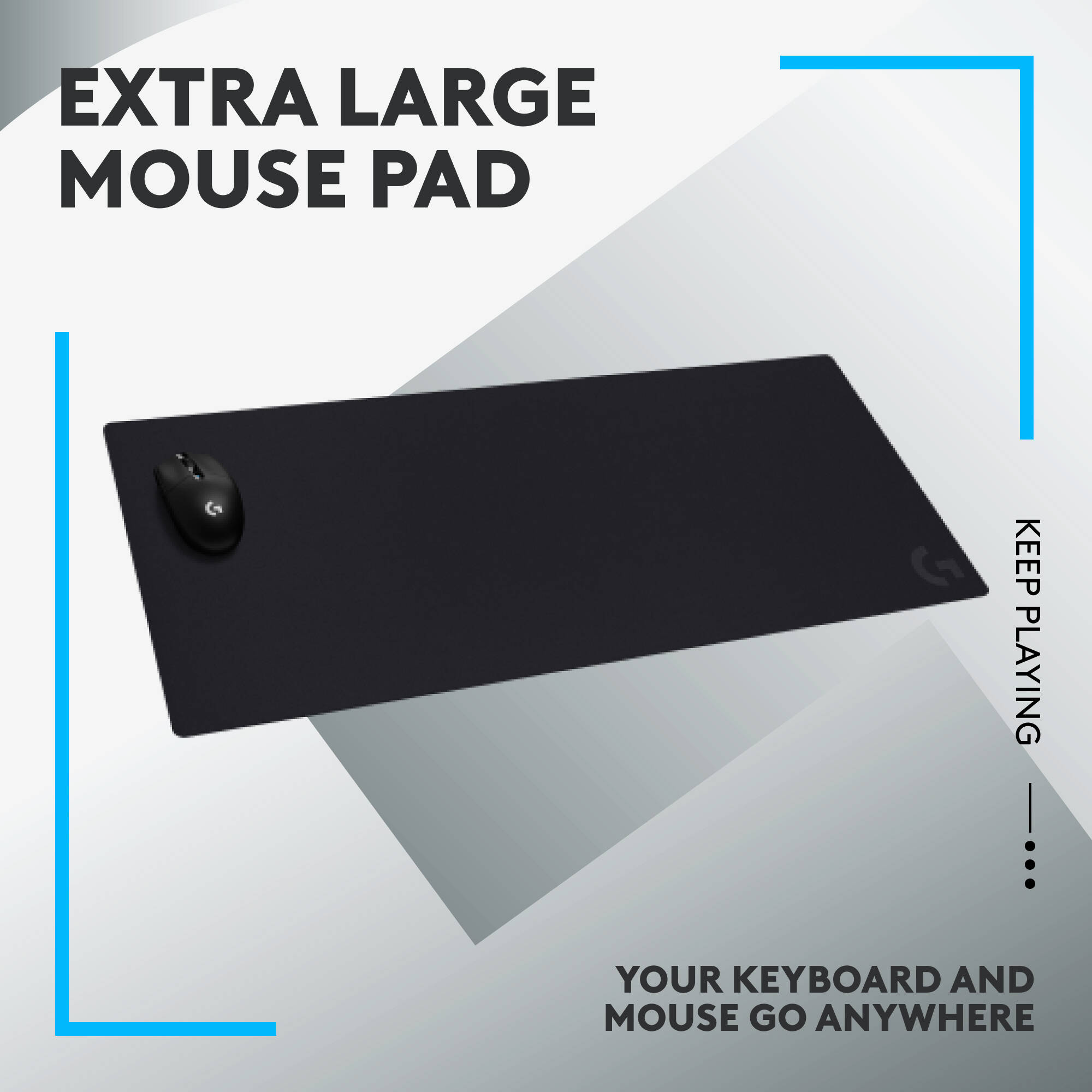 G840 XL Cloth Gaming Mouse Pad — view 2