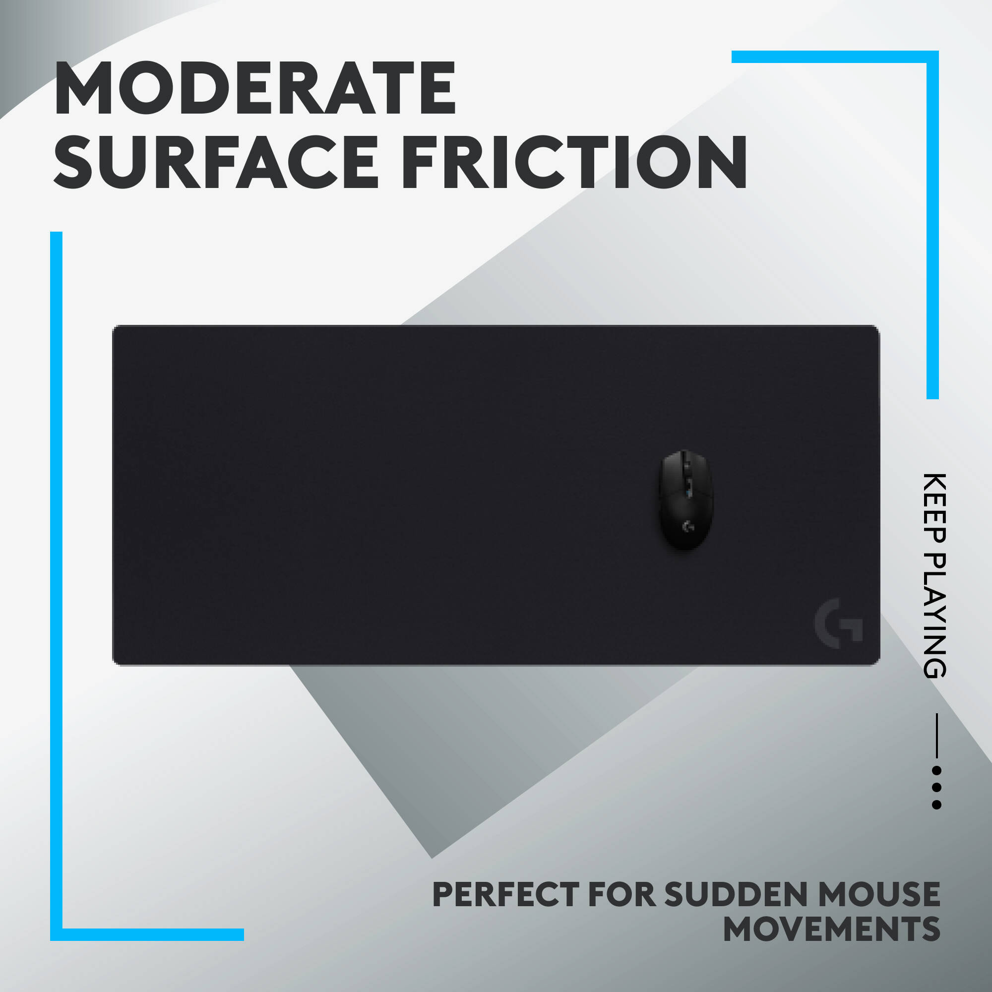 G840 XL Cloth Gaming Mouse Pad — view 3
