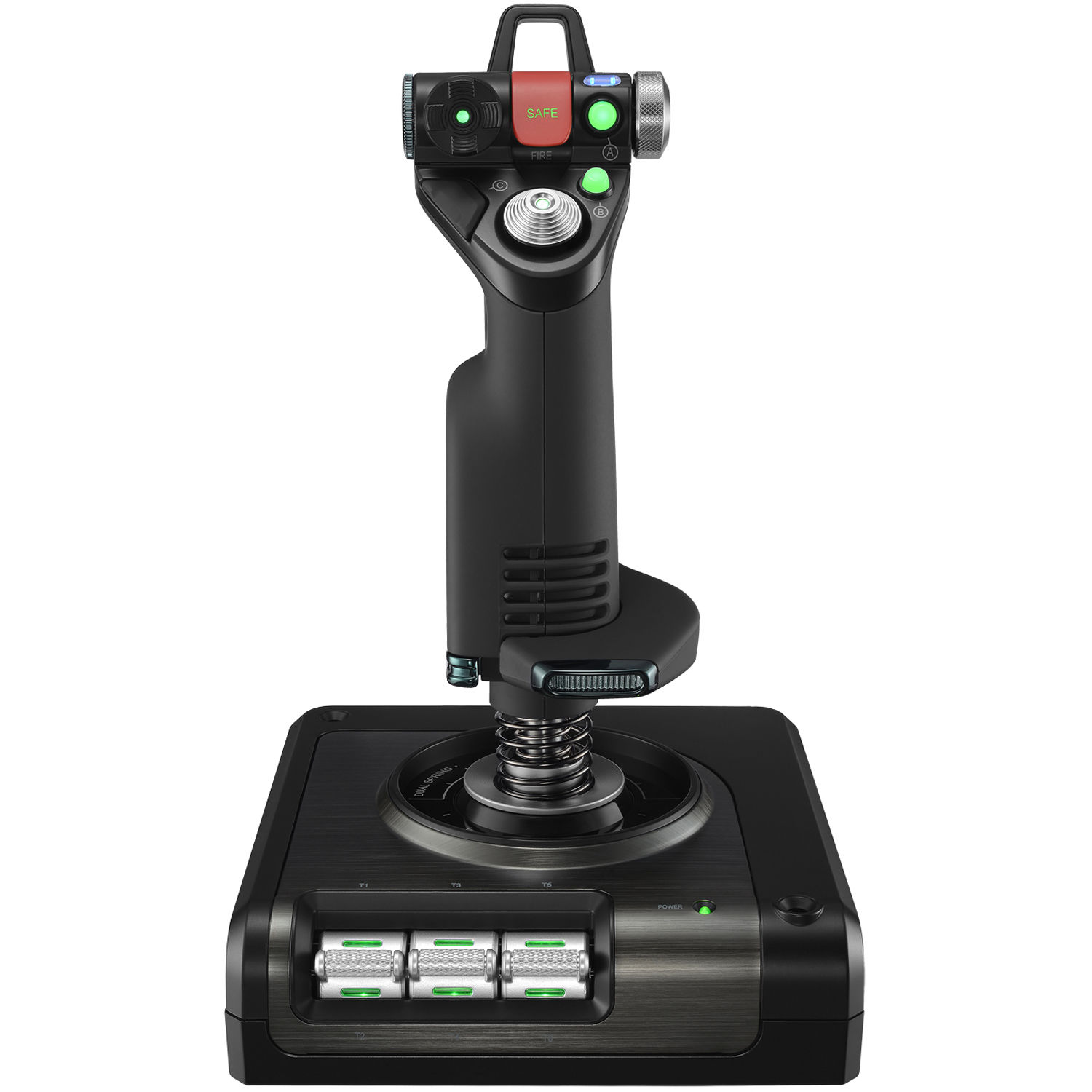 Logitech PC X52 Pro Flight Control System for PC flight simulation — view 3