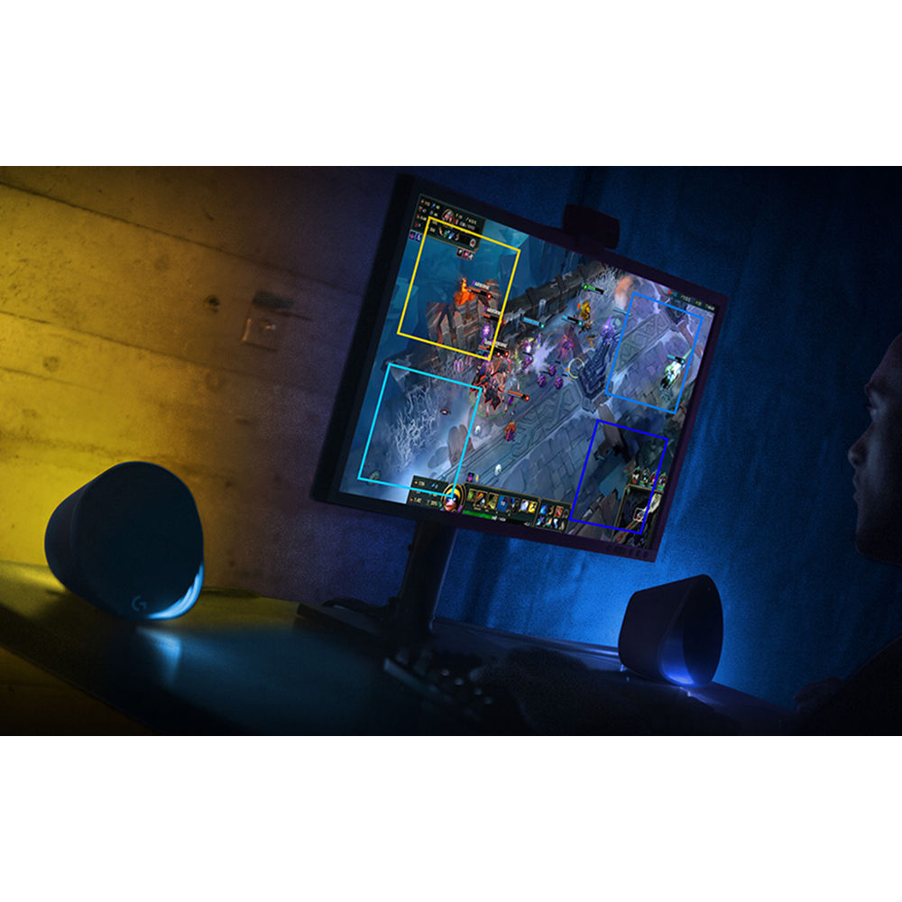 Logitech G560 PC Gaming Speakers with RGB lighting and desktop audio — view 12