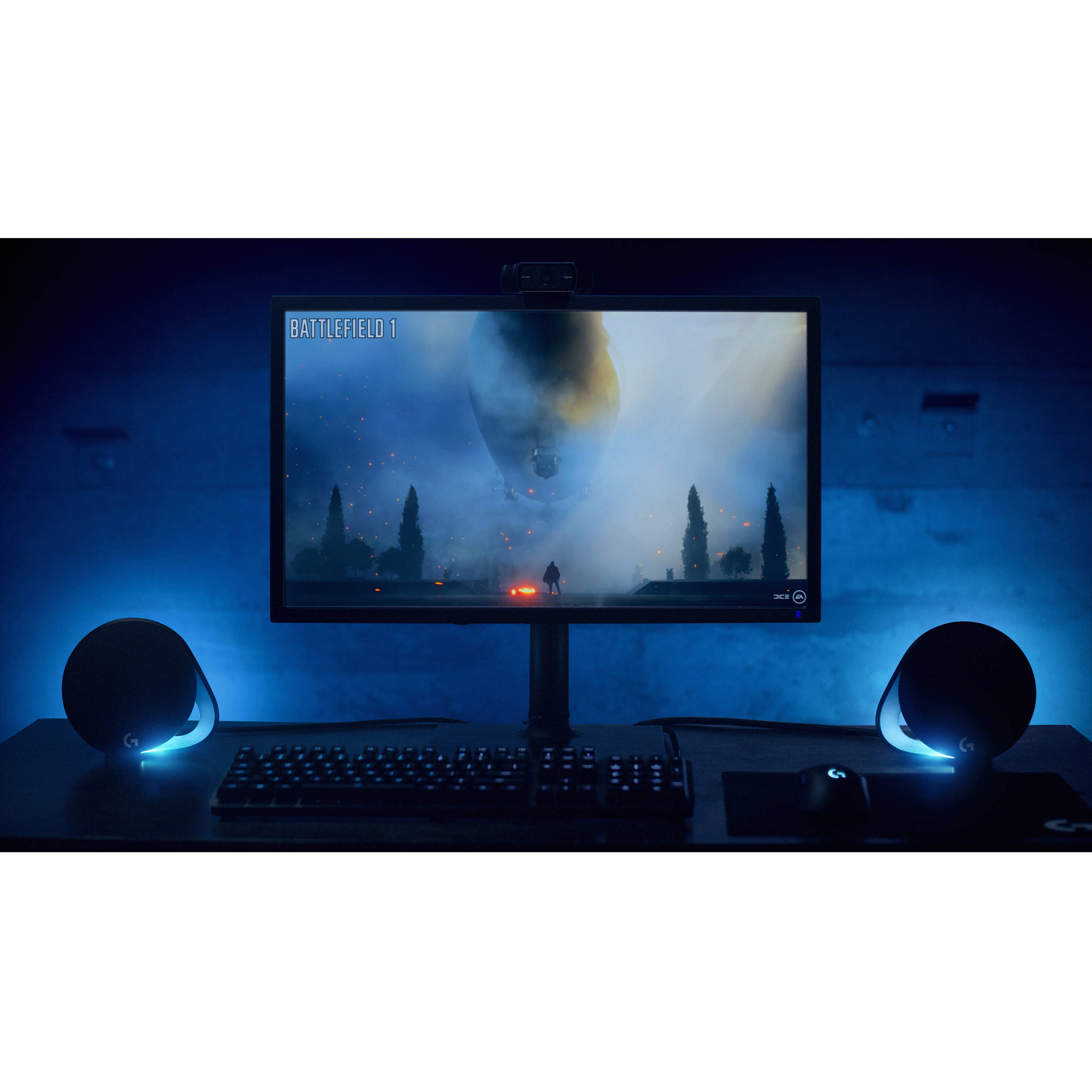 Logitech G560 PC Gaming Speakers with RGB lighting and desktop audio — view 16