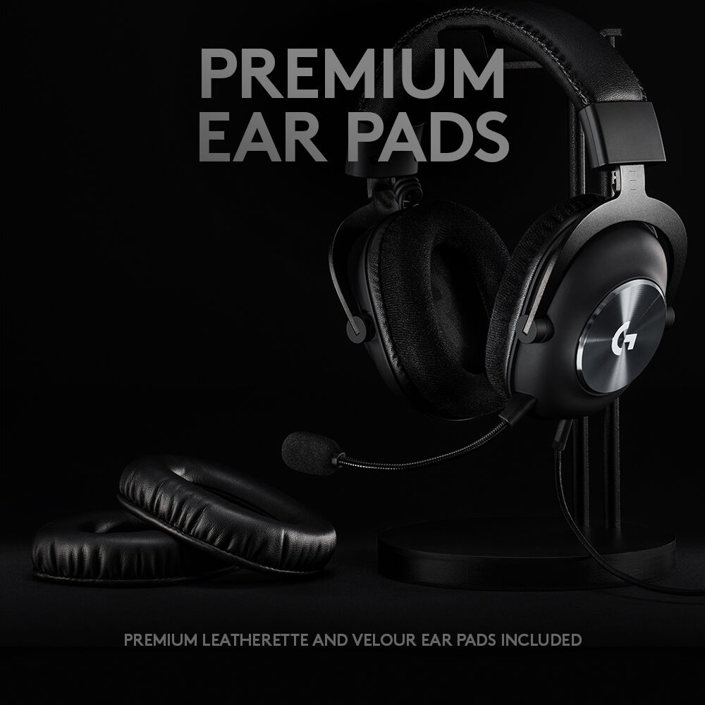 Logitech PRO X Gaming Headset Premium wired USB headset with detachable microphone for gaming and streaming — view 4