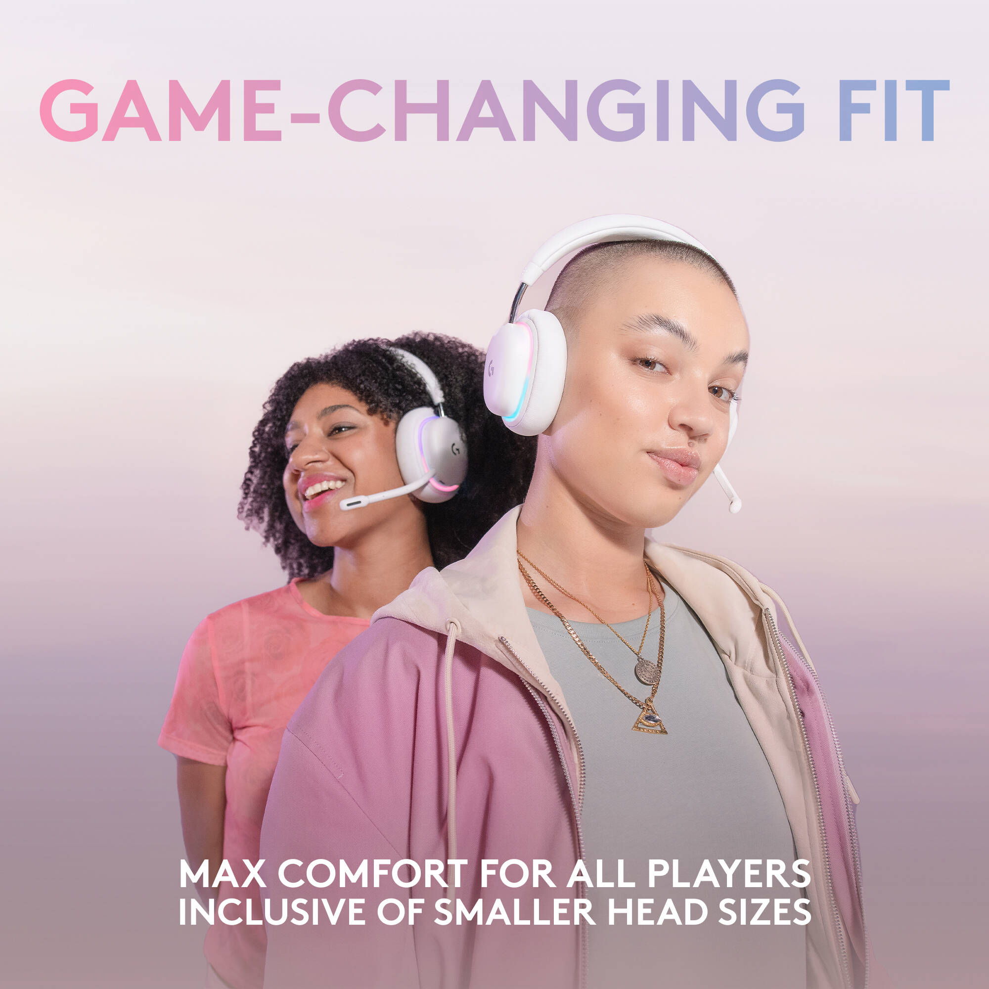 Logitech G735 wireless gaming headset with over-ear design and detachable microphone — view 6