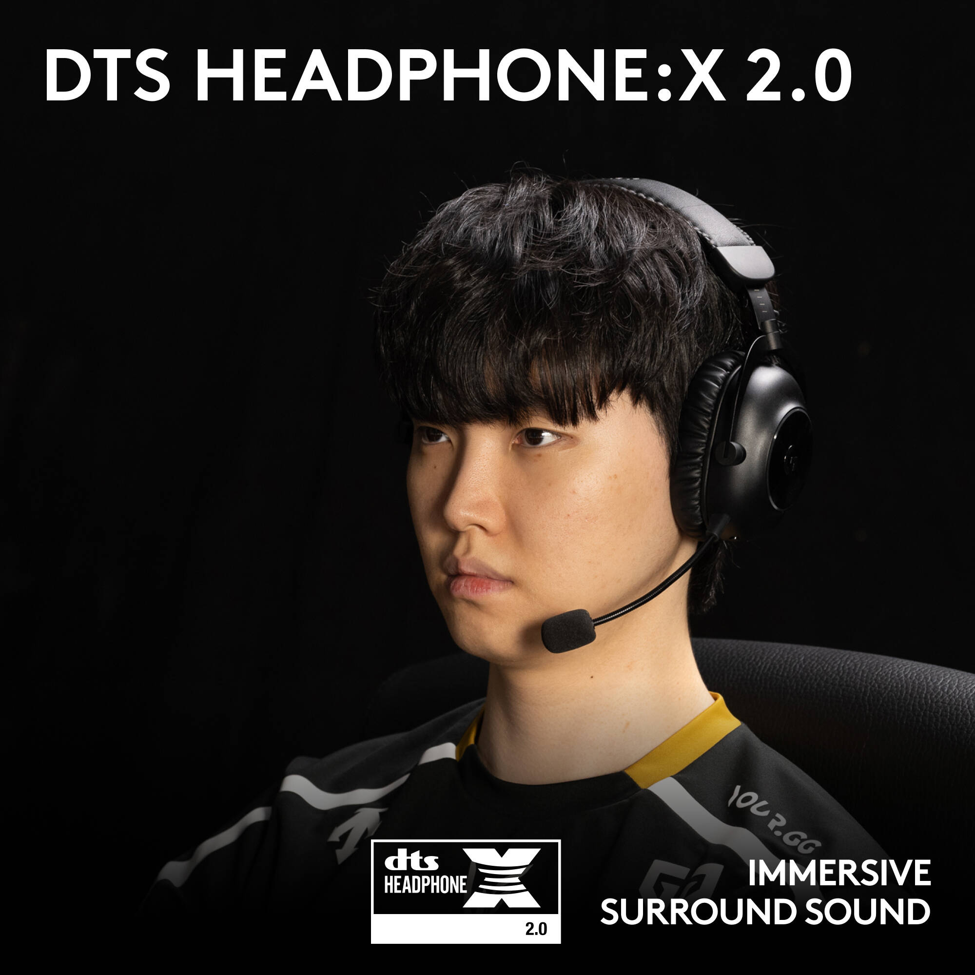 Logitech Pro X2 Wireless Gaming Headset with over-ear design for premium wireless play — view 6