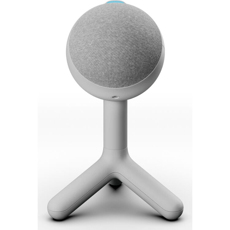 Logitech Yeti Orb RGB gaming microphone with white finish and LIGHTSYNC lighting — view 2