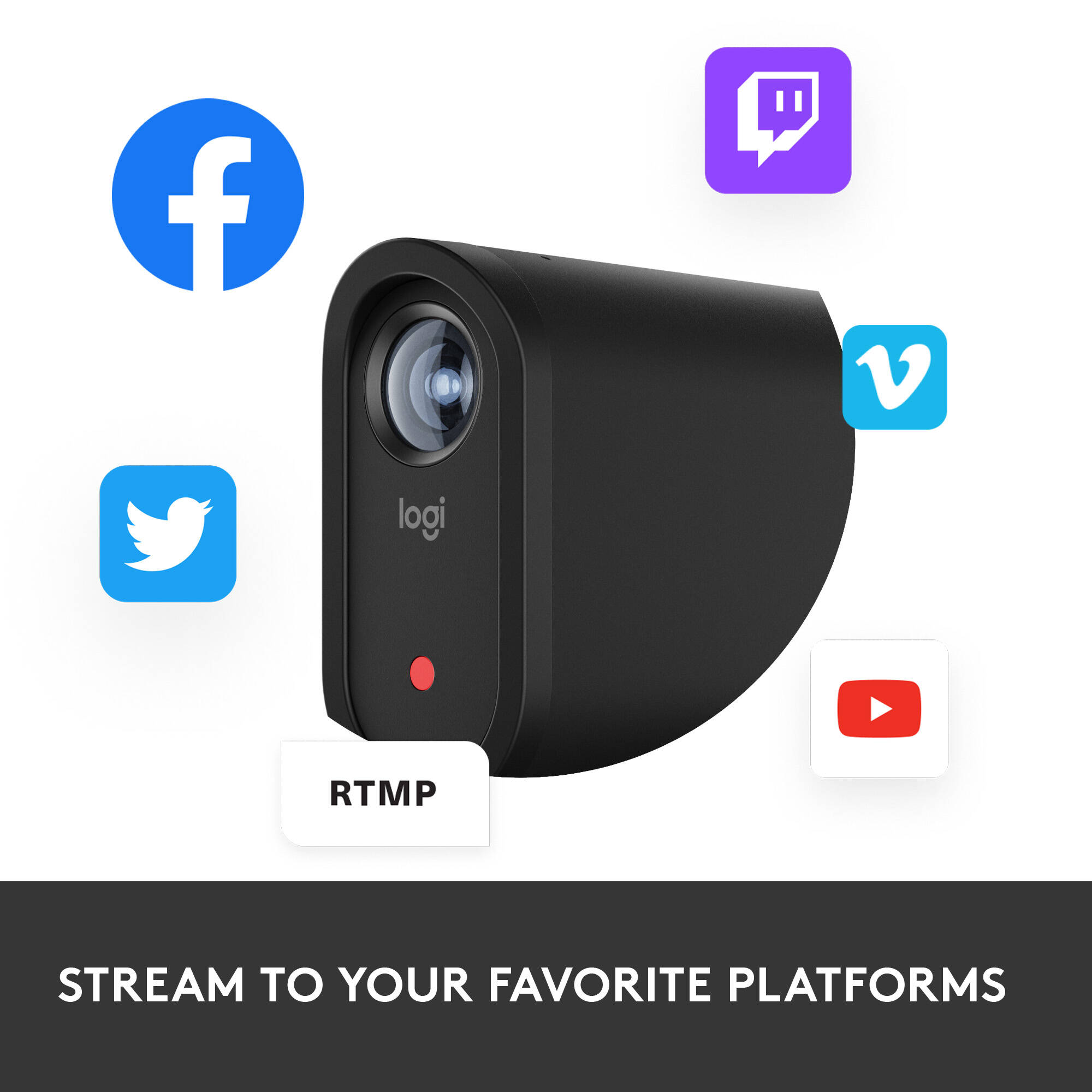 Mevo Start 3 Pack of black USB-C webcams for multi-angle 1080p streaming — view 10