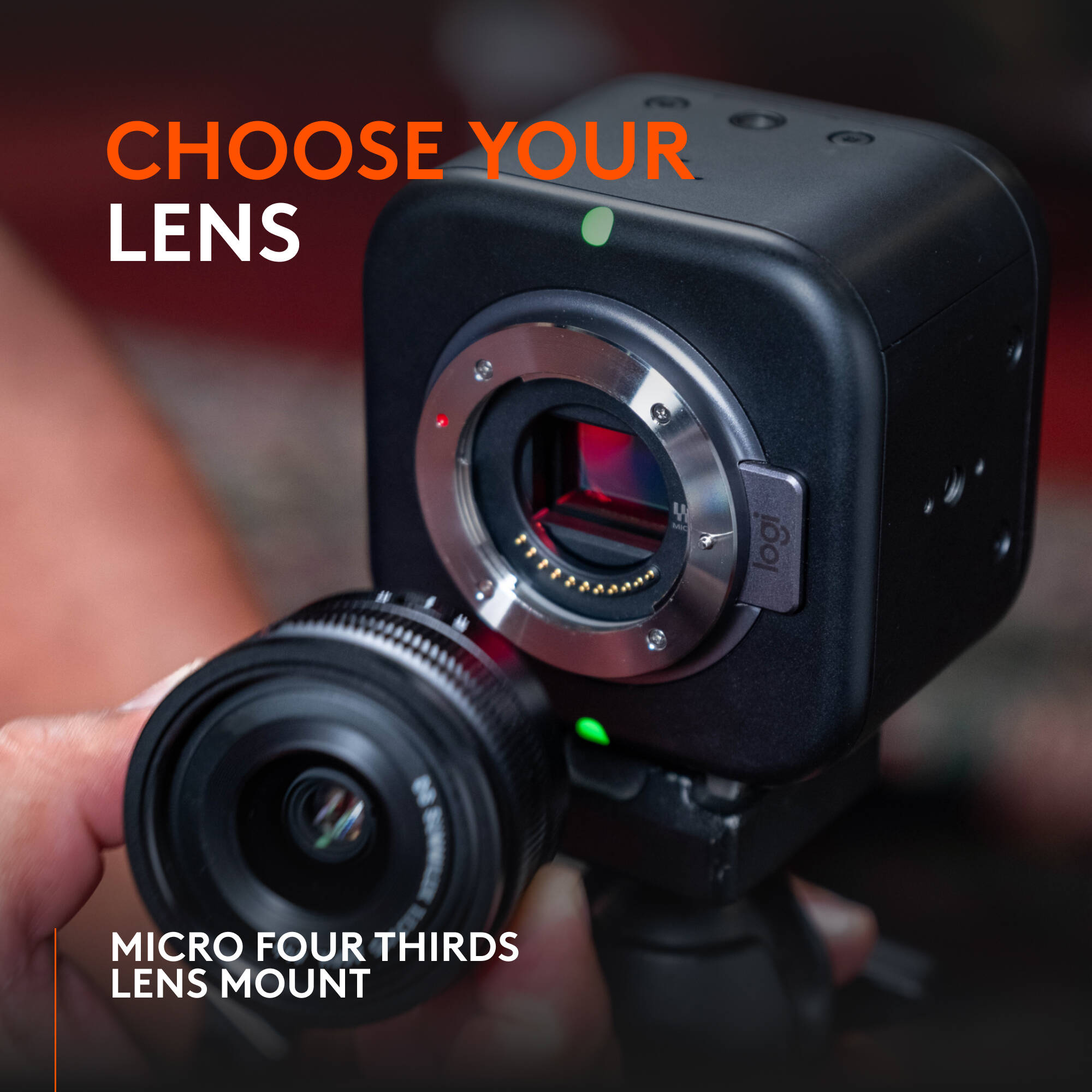 Logitech Mevo Core 4K streaming camera for live production and professional broadcasts — view 10