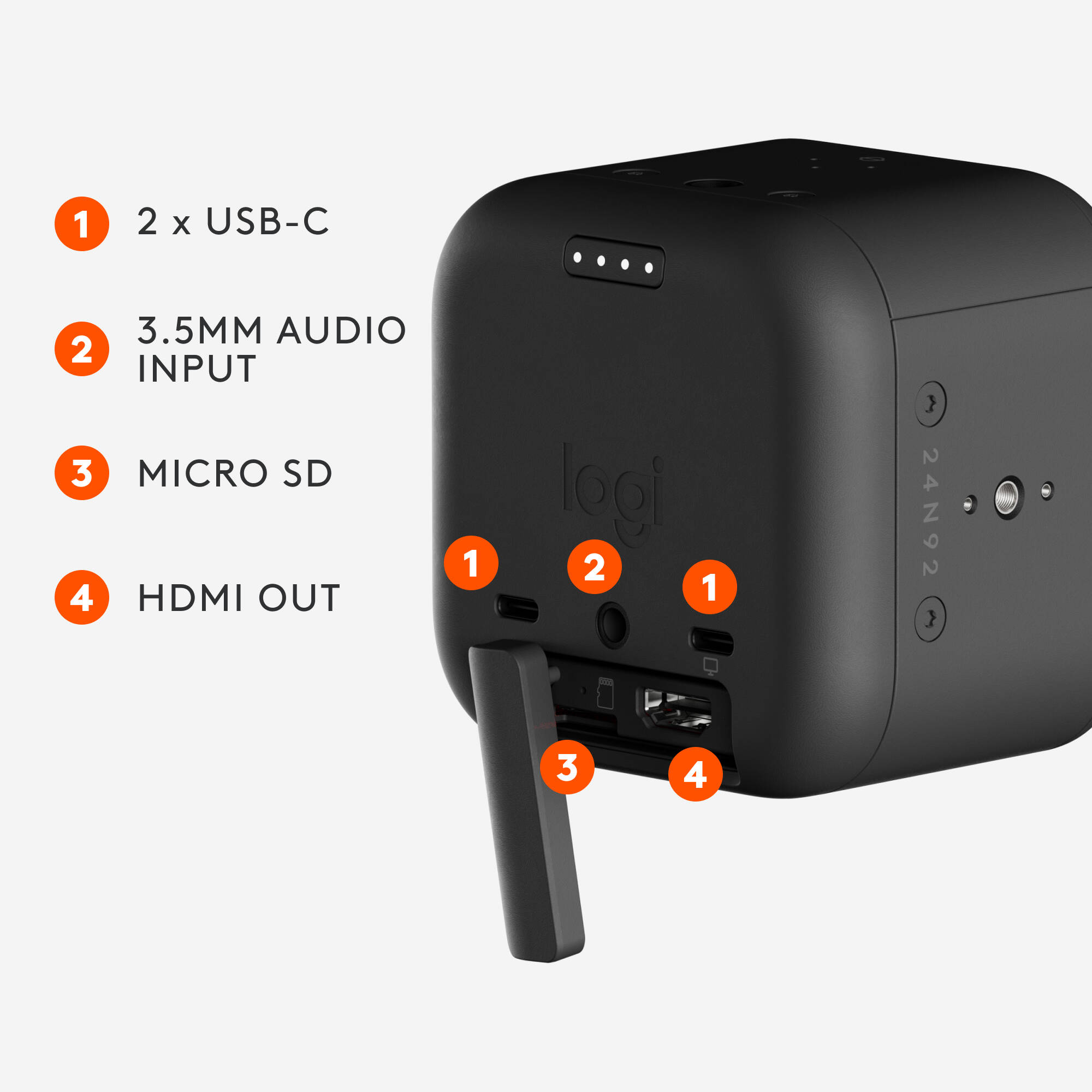 Logitech Mevo Core 4K streaming camera for live production and professional broadcasts — view 13