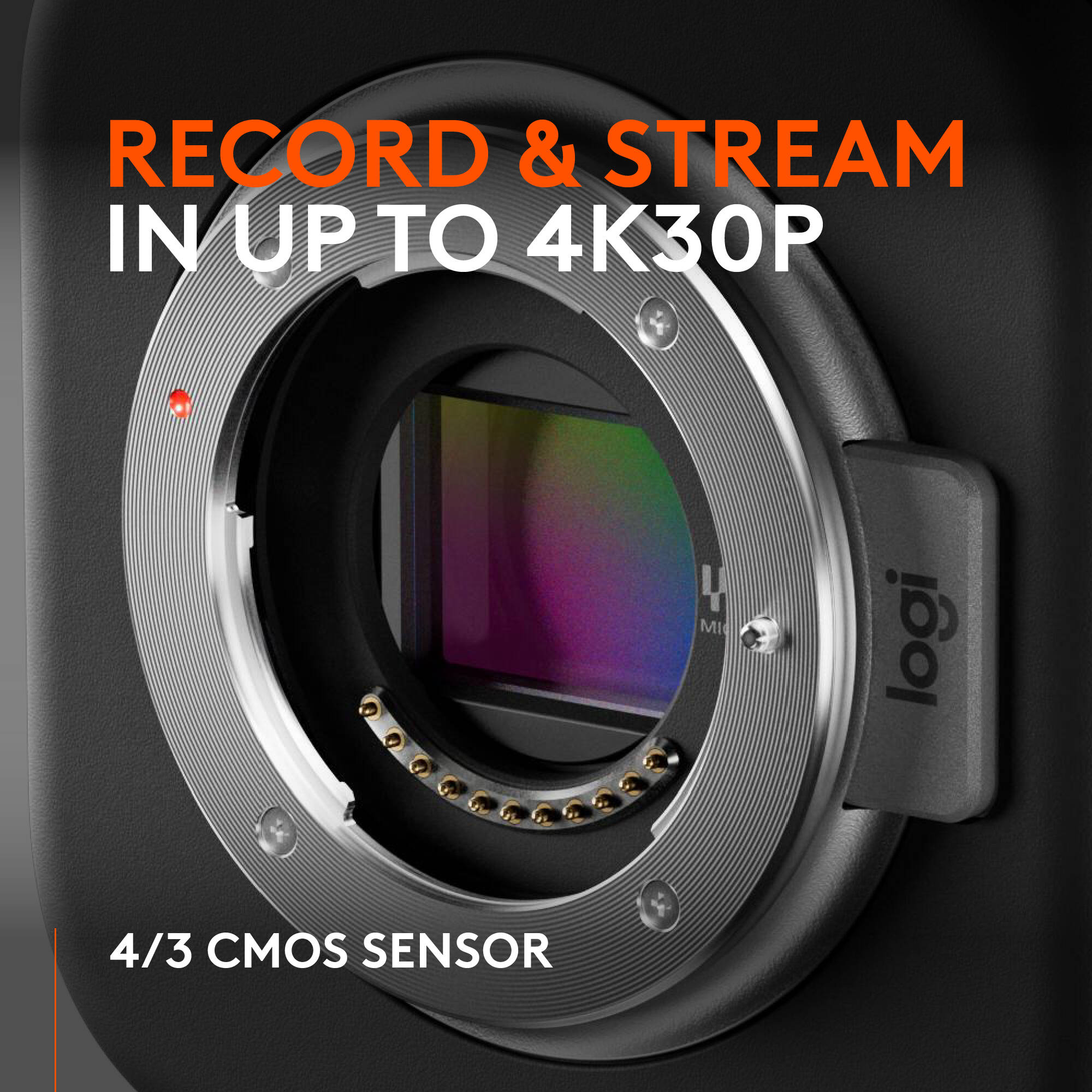 Logitech Mevo Core 4K streaming camera for live production and professional broadcasts — view 9