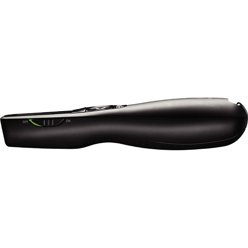 Logitech R800 Professional Presenter wireless remote with green laser pointer — view 3
