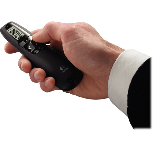 Logitech R800 Professional Presenter wireless remote with green laser pointer — view 6