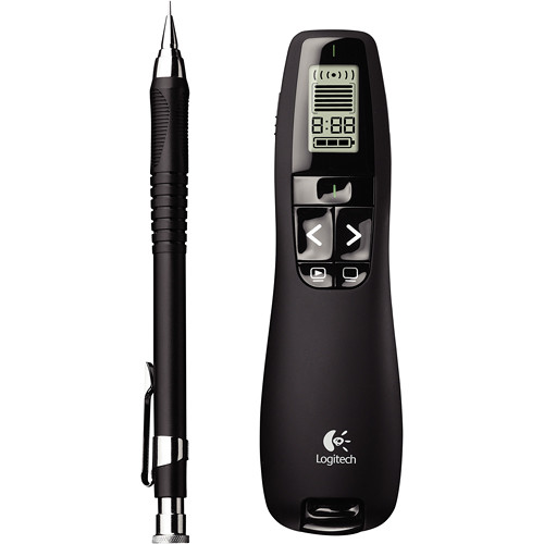 Logitech R800 Professional Presenter wireless remote with green laser pointer — view 7