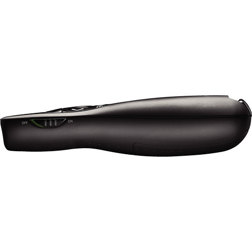 Logitech Wireless Presenter R400 is designed to help you make your point. Navigate though your presentation with confidence using controls you can find easily by touch. — view 3