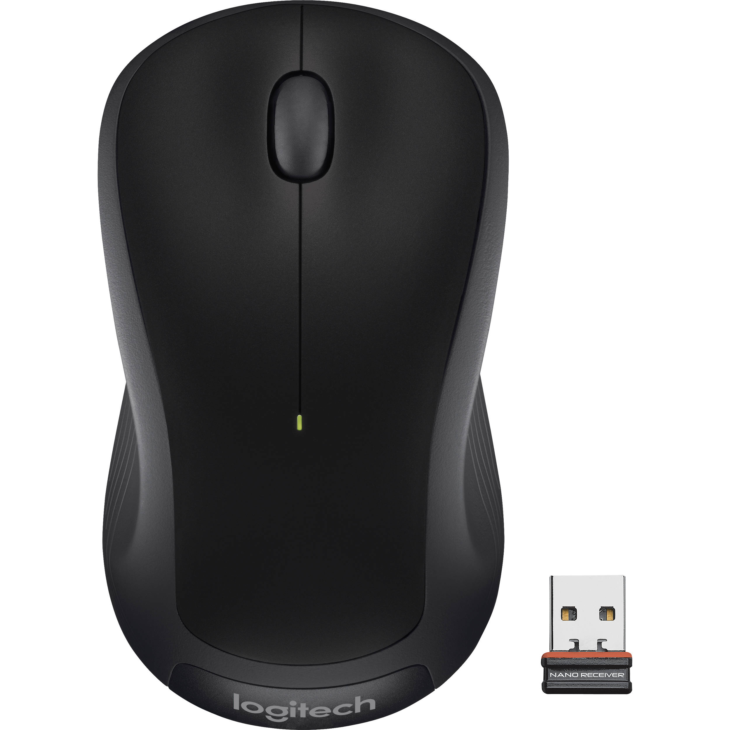 With its contoured design and plug-and-forget nano-receiver, the Logitech Wireless Mouse M310 is the easy-to-use, full-size mouse that feels just right. — view 2