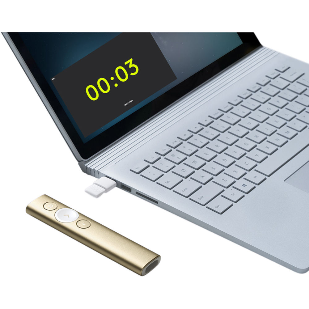 Logitech Spotlight Remote Slate wireless presentation remote with precise pointer control — view 10