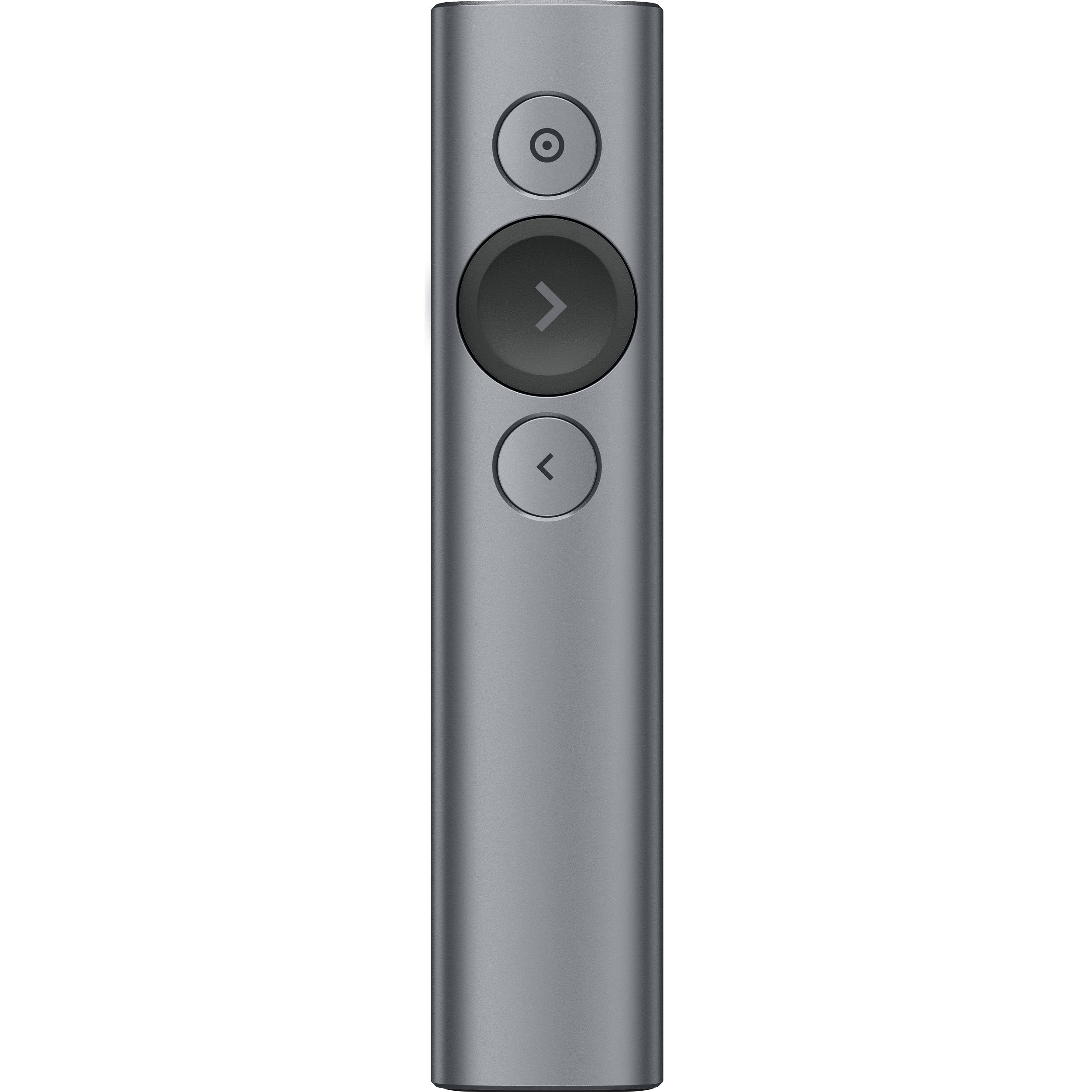 Logitech Spotlight Remote Slate wireless presentation remote with precise pointer control — view 2