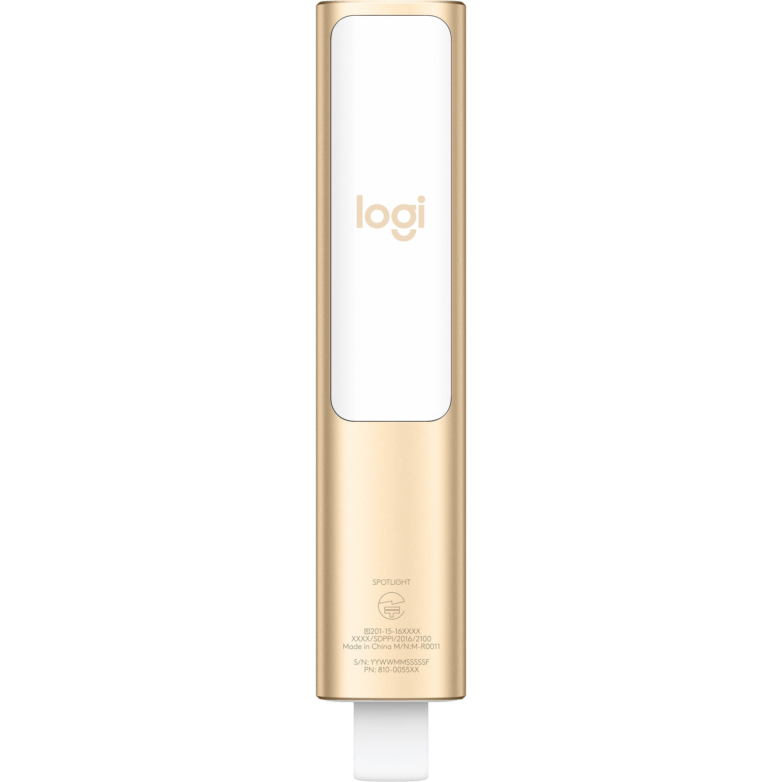 Logitech Spotlight Remote Gold wireless presentation remote with highlight and magnify control — view 4