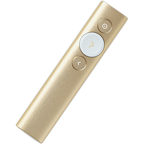 Logitech Spotlight Remote Gold wireless presentation remote with highlight and magnify control — view 6