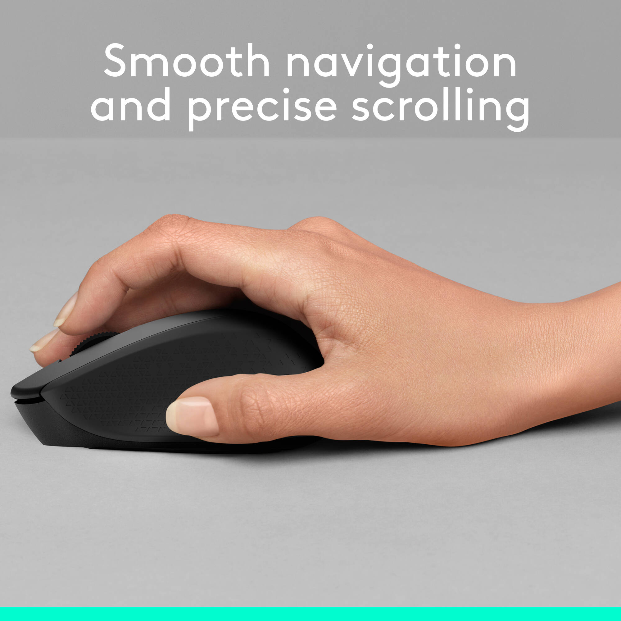 M330 Silent delivers advanced right-hand comfort, excellent accuracy, long battery life, and broad compatibility all while reducing over 90% of clicking sounds. — view 4