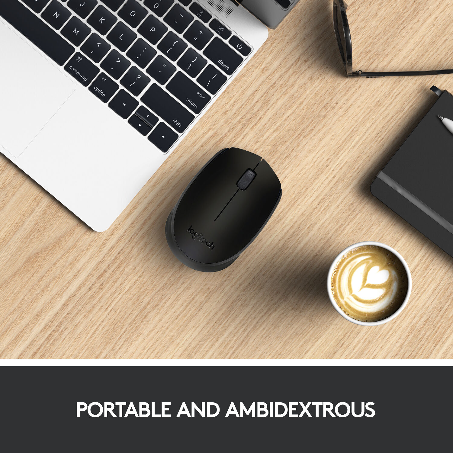 Choose a reliable wireless connection now with Logitech M170 Wireless Mouse. This affordable, no-hassle mouse has a 12-month battery life* and  works with Windows, Mac and Chrome . *Battery life may vary based on your use. — view 8