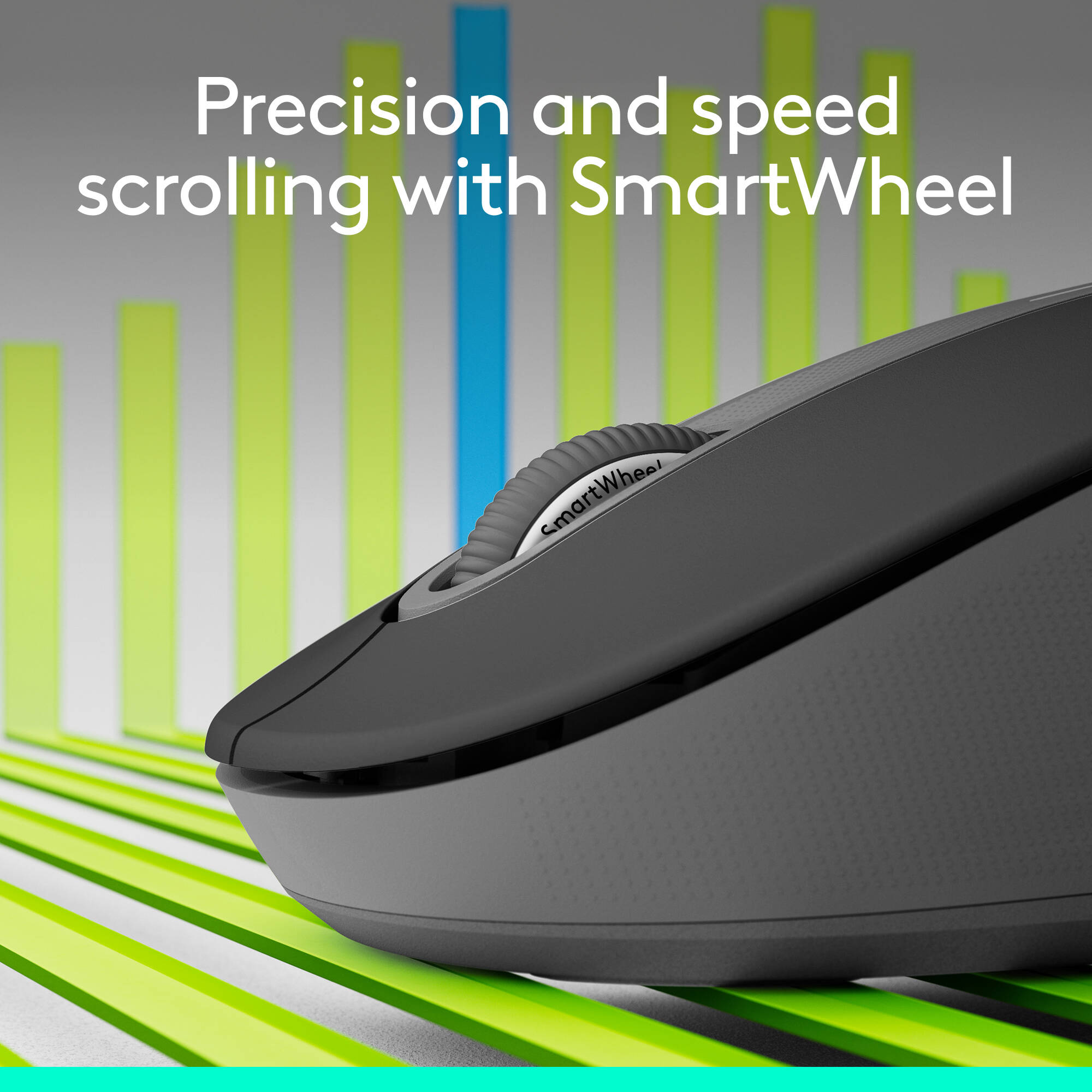 Logitech Signature M650 L wireless mouse with SmartWheel scrolling for larger hands — view 2